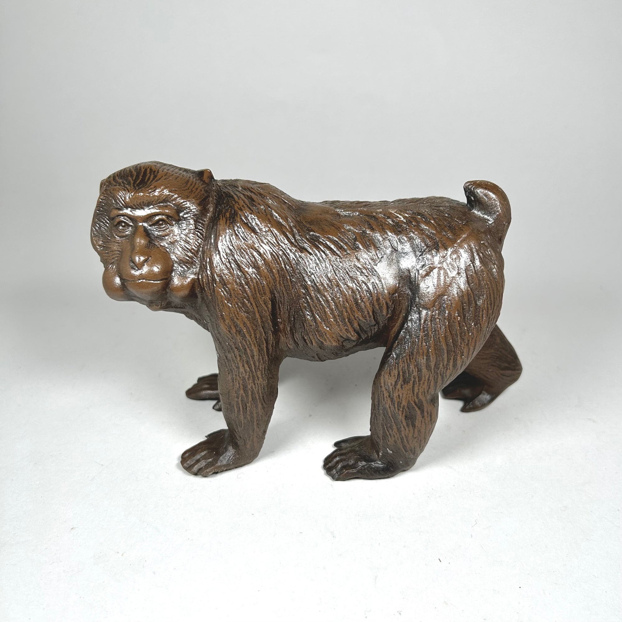Baboon Monkey Metal Figurine
