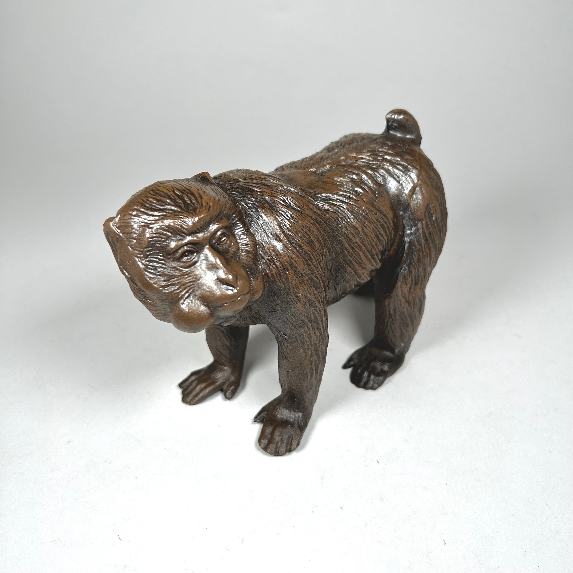 Baboon Monkey Metal Figurine