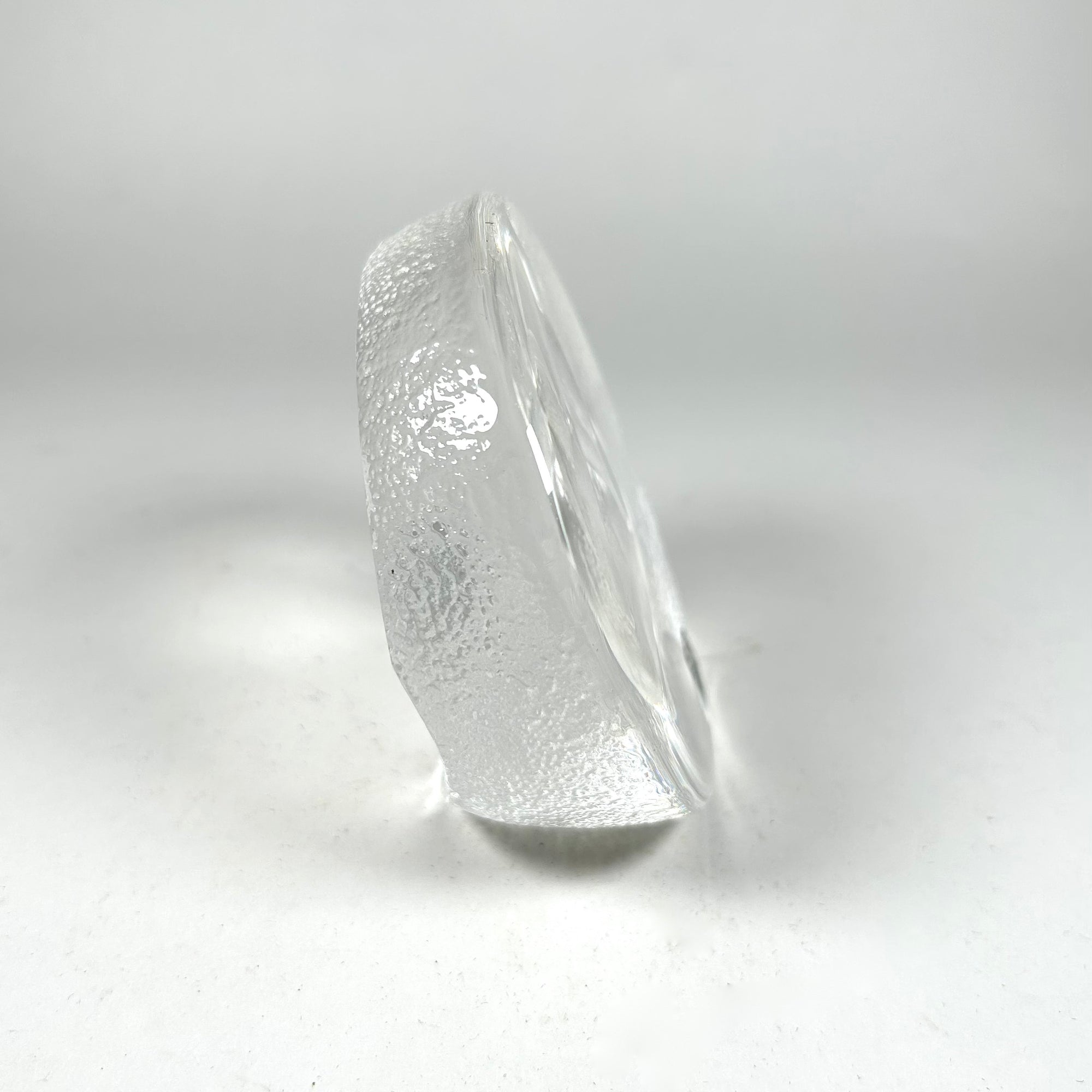 Mats Jonasson Crystal Paperweight with Two Duck