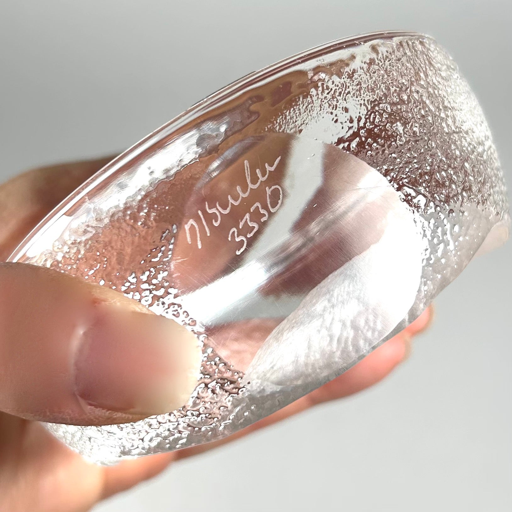 Mats Jonasson Crystal Paperweight with Two Duck