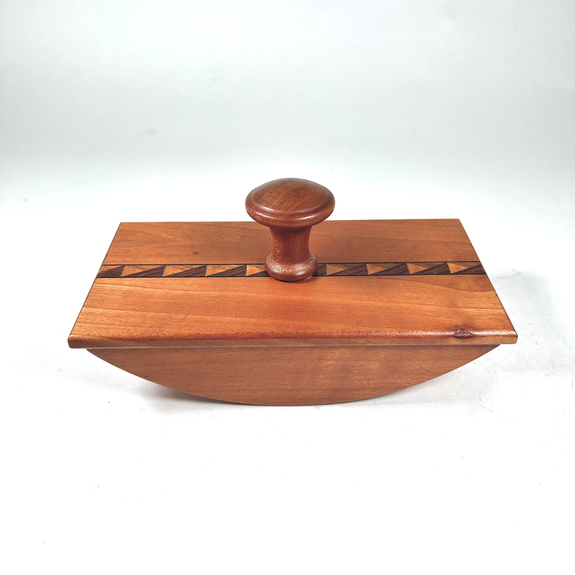 Inlayed Wood Rocker Blotter by Levenger