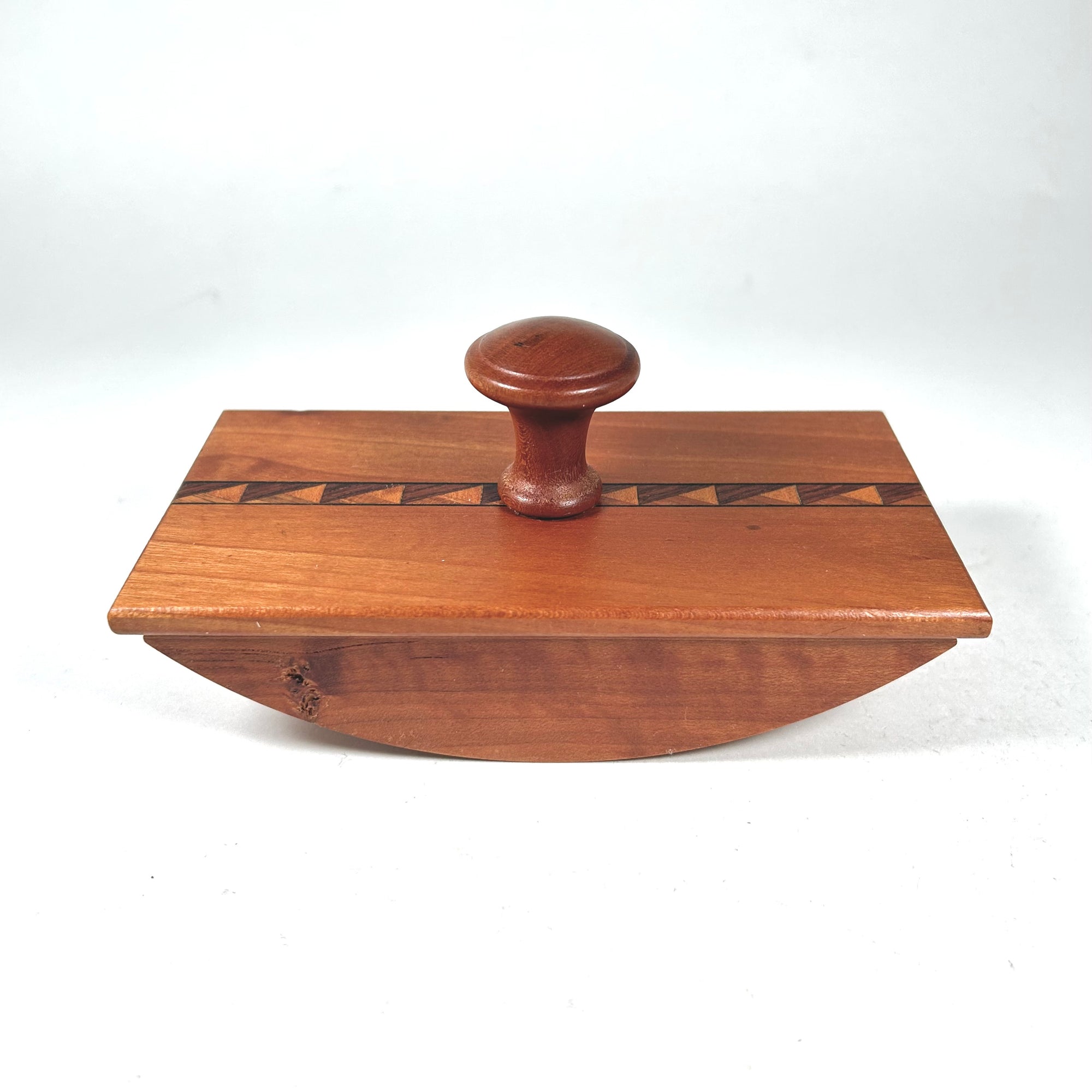 Inlayed Wood Rocker Blotter by Levenger
