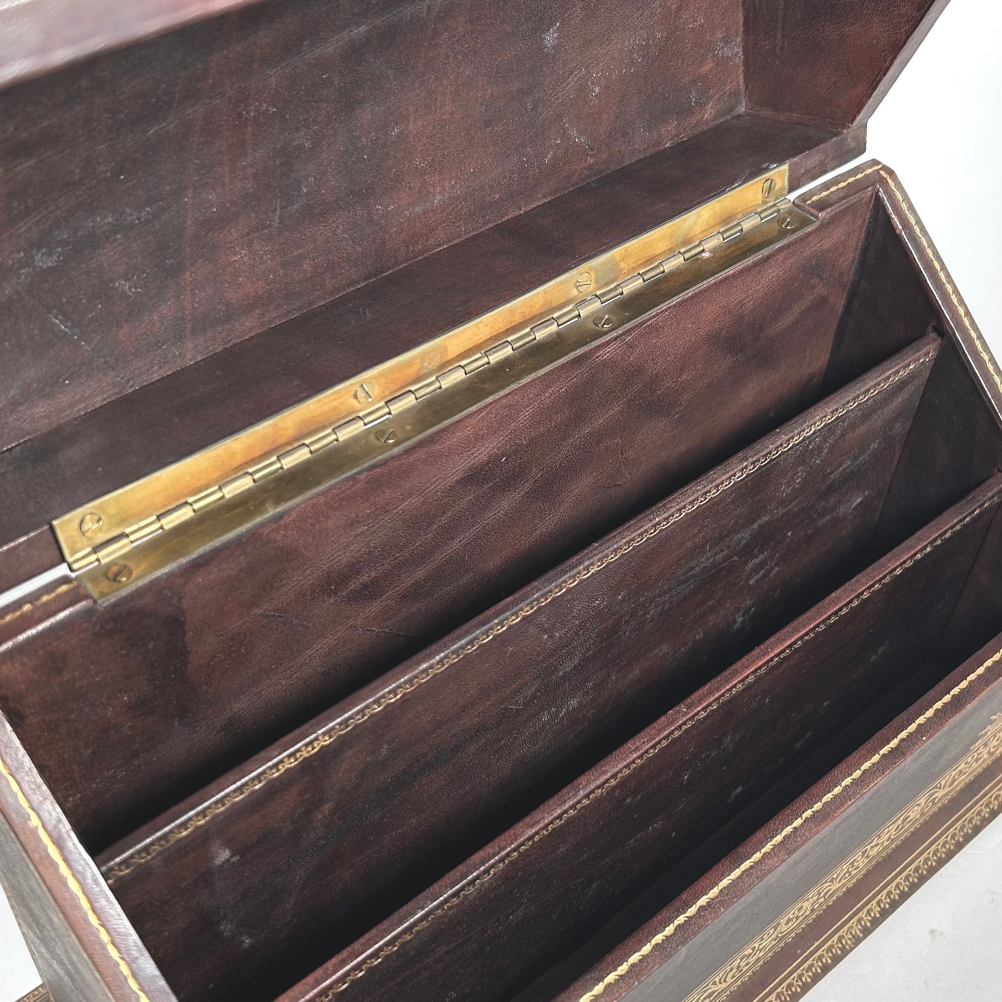 Vintage Simondetti Italian Desktop Letter Organizer Box
