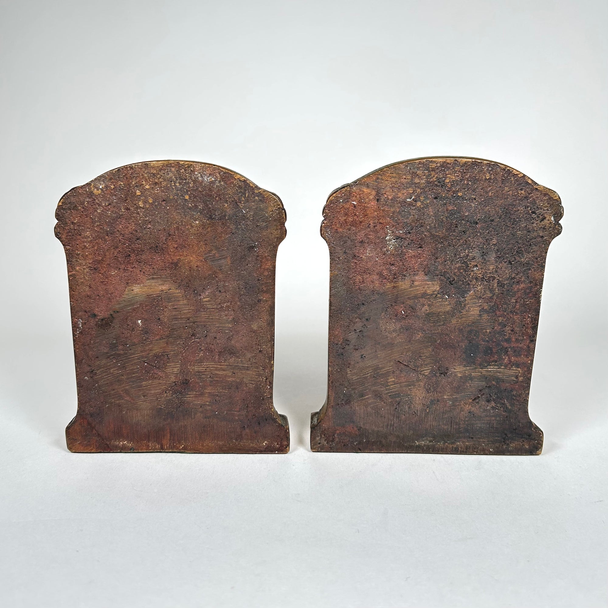 The Thinker Cast Brass Small Bookend Set