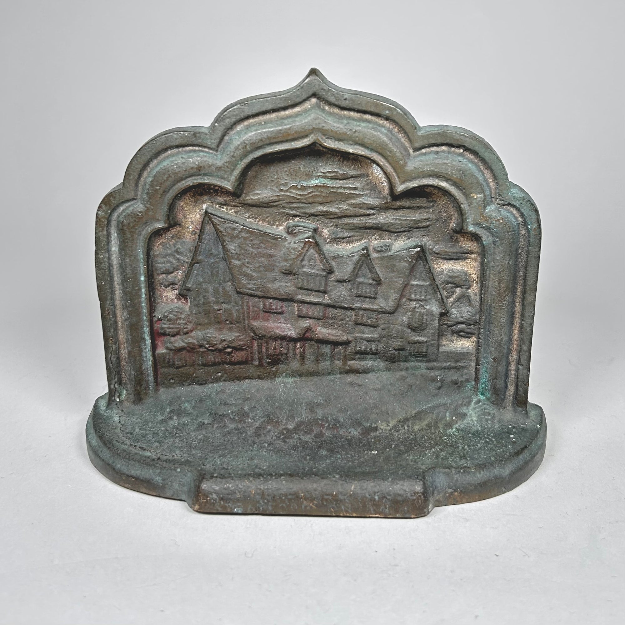 Cottage Row Scene Bookend by E.A. Haigler