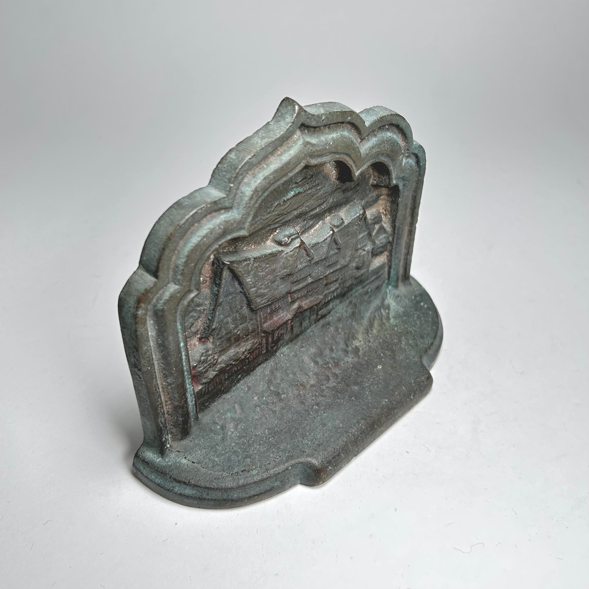 Cottage Row Scene Bookend by E.A. Haigler