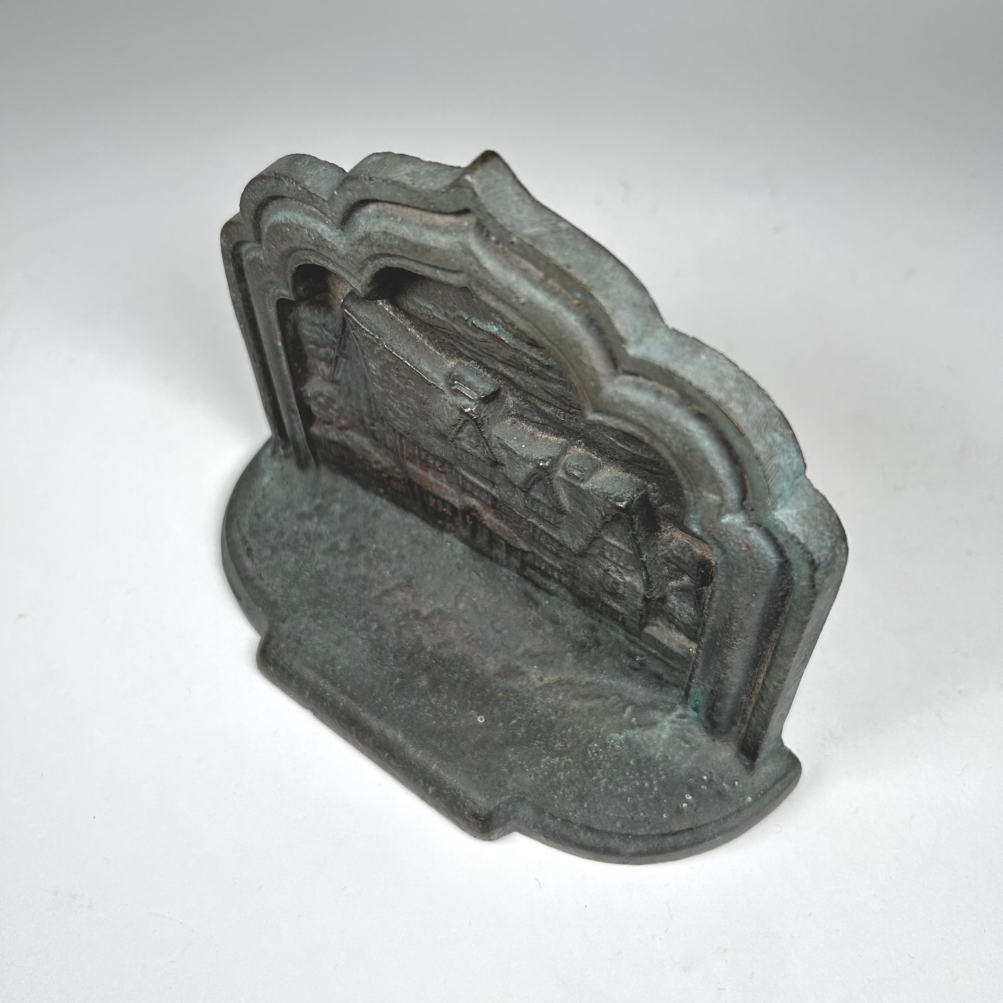 Cottage Row Scene Bookend by E.A. Haigler