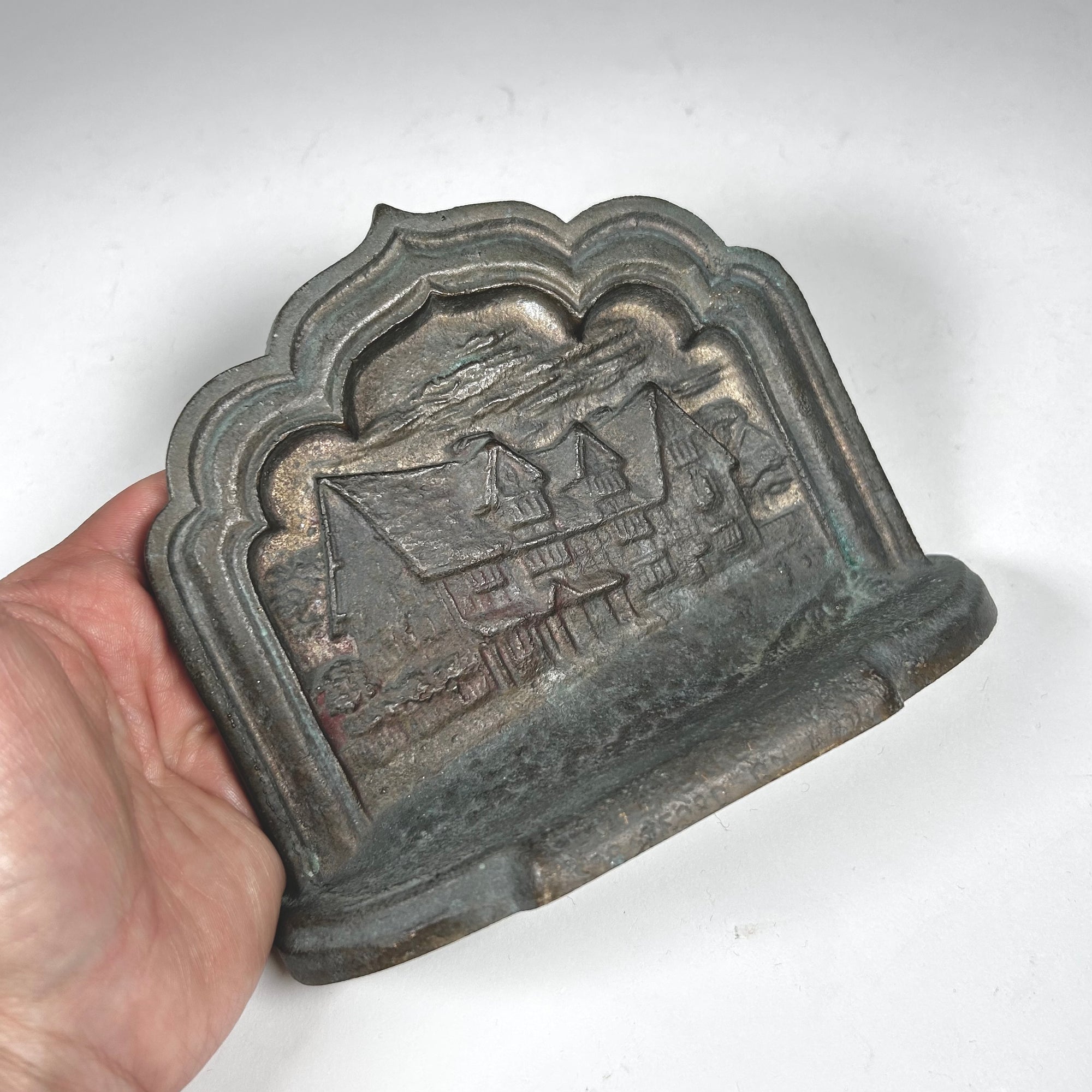 Cottage Row Scene Bookend by E.A. Haigler