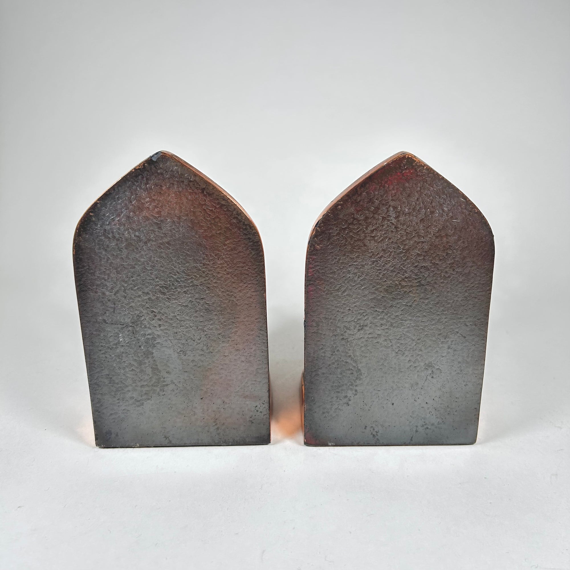 Cocker Spaniel Dog Metal Bookends with Copper Accents