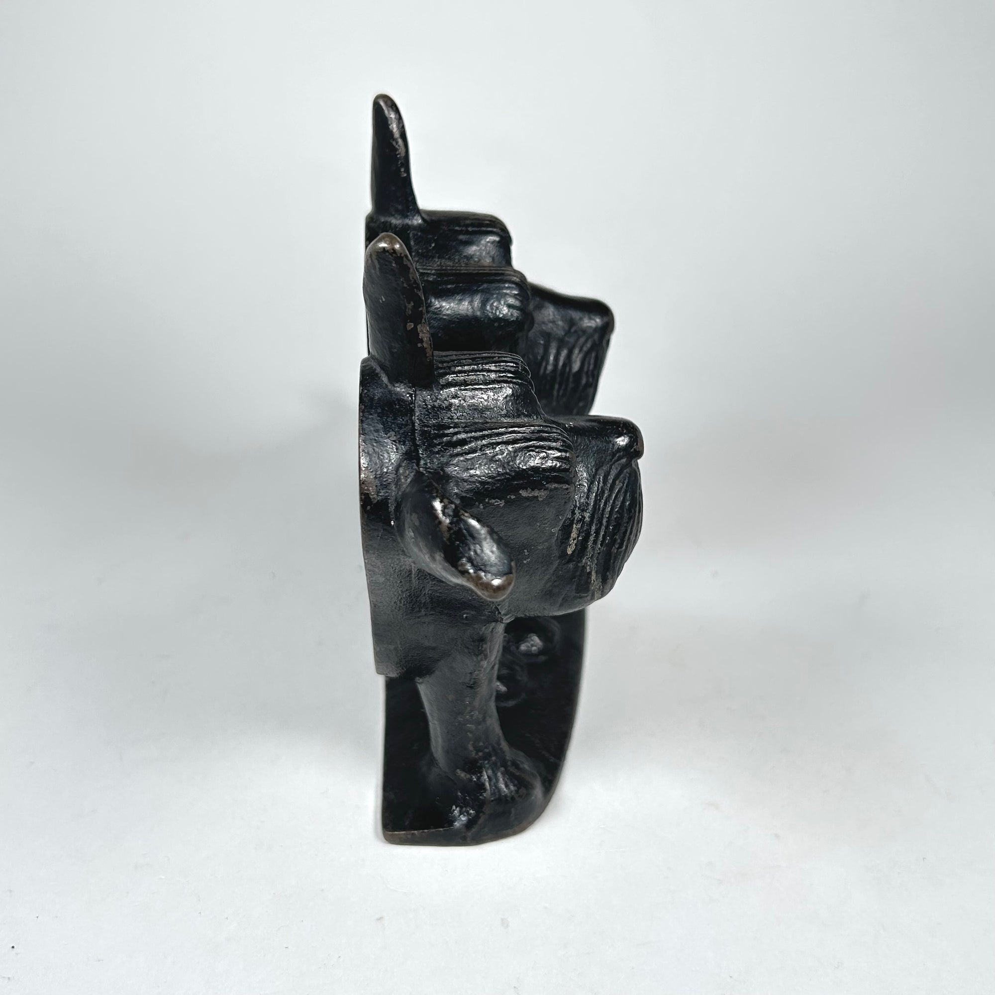 Vintage Scottish Terrier Dog Cast Iron Doorstop