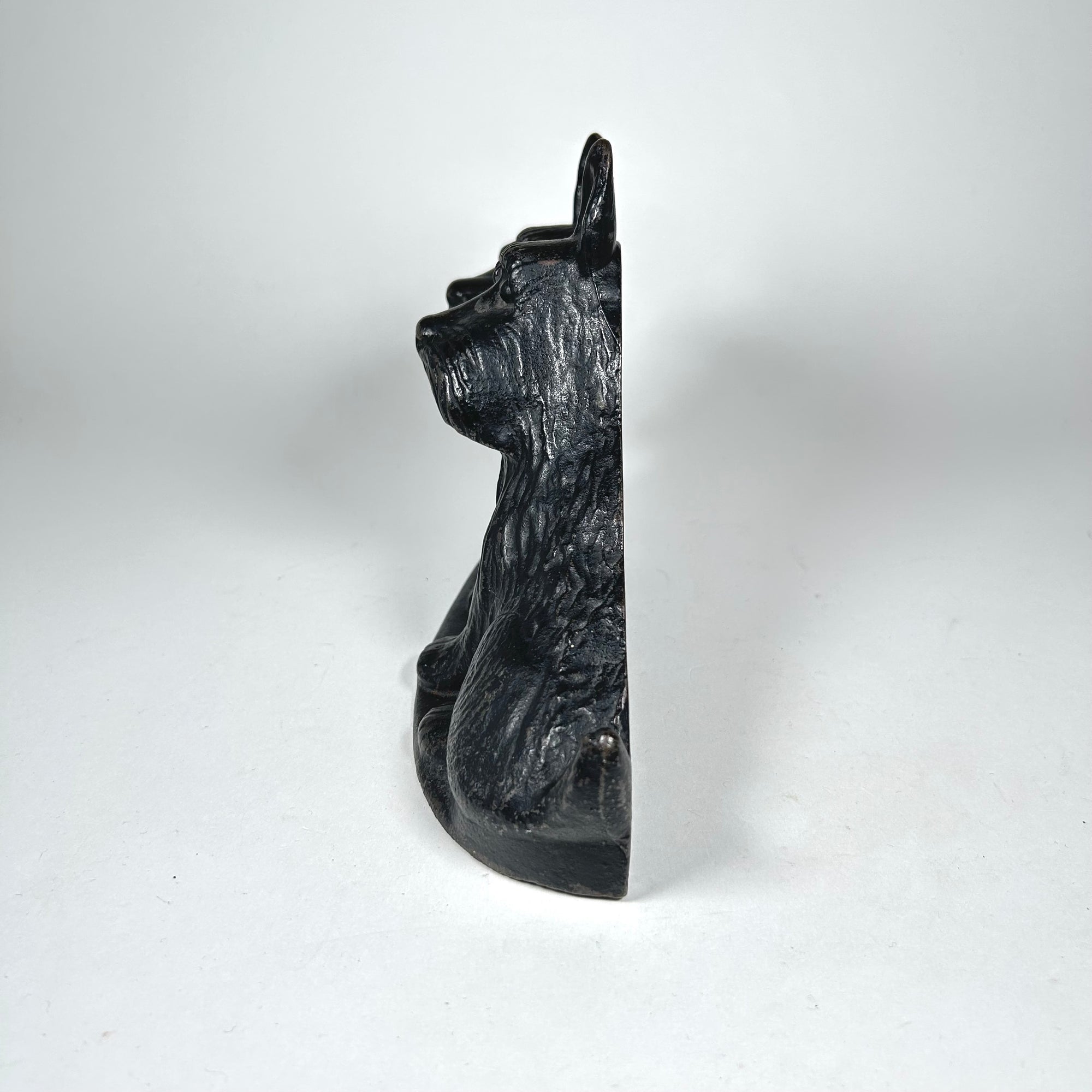 Vintage Scottish Terrier Dog Cast Iron Doorstop