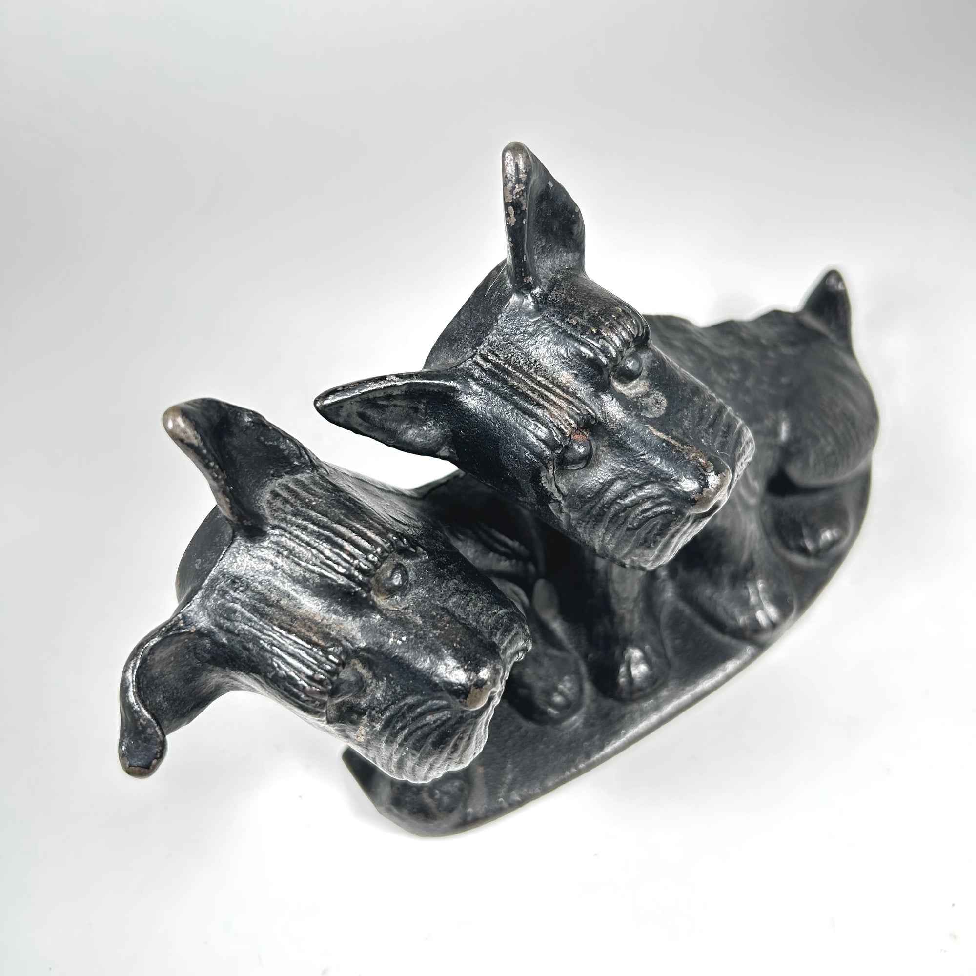 Vintage Scottish Terrier Dog Cast Iron Doorstop