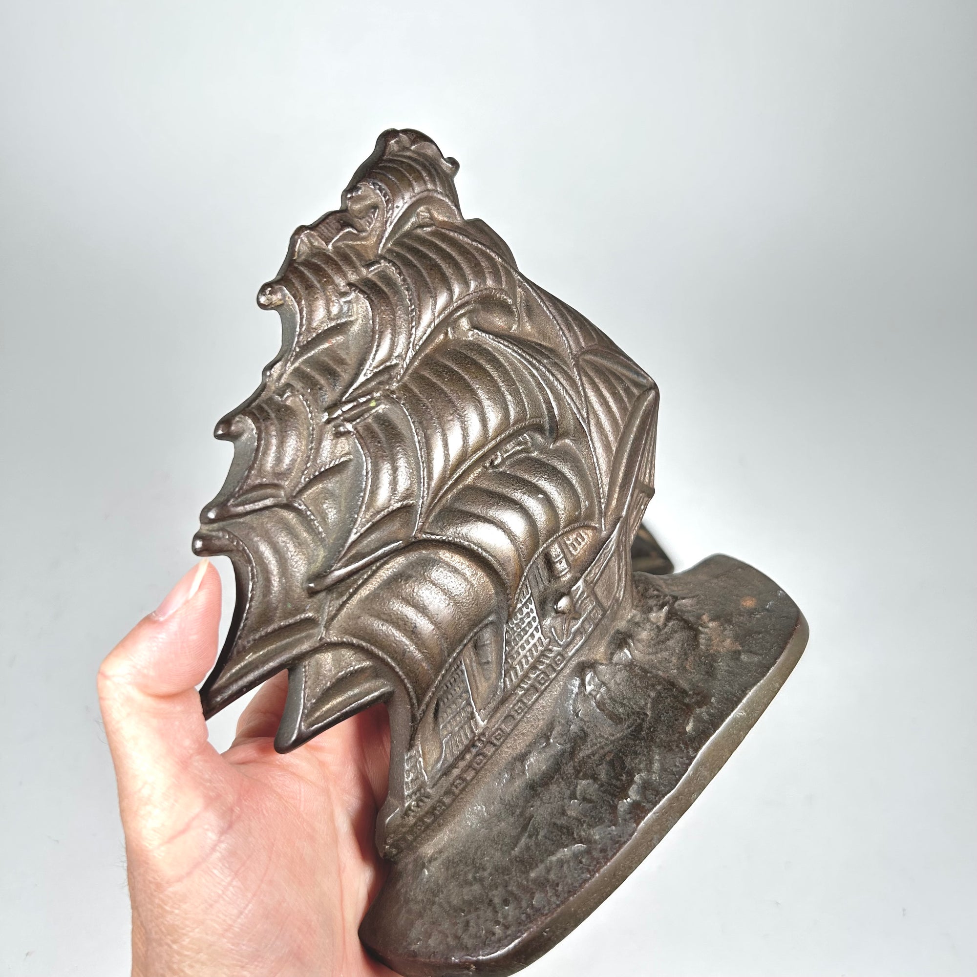 "Old Ironsides" Sailing Ship Bookends