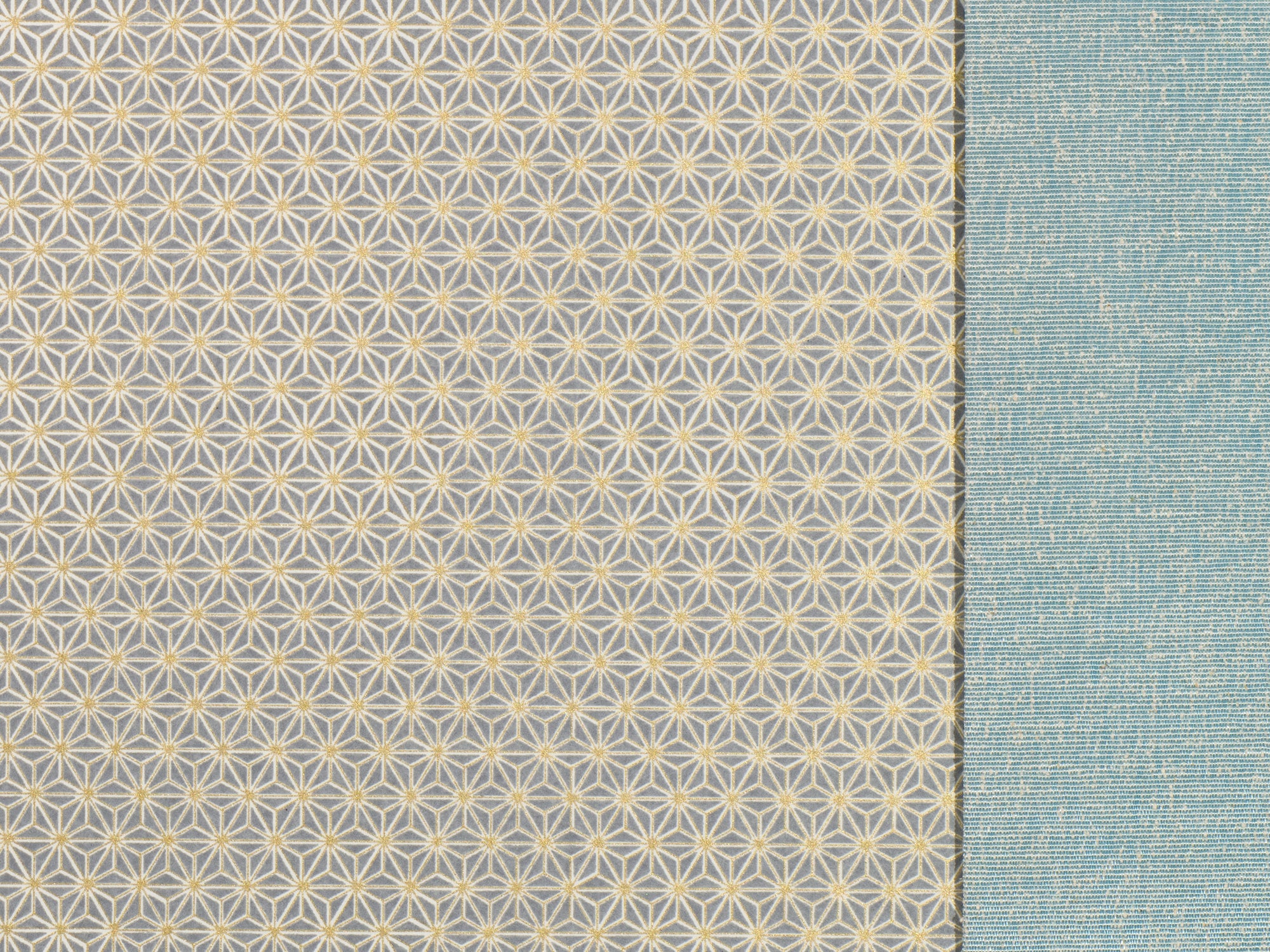 Cool and Soothing Desk Blotter / Desk Pad in Blue and Silvery Grey