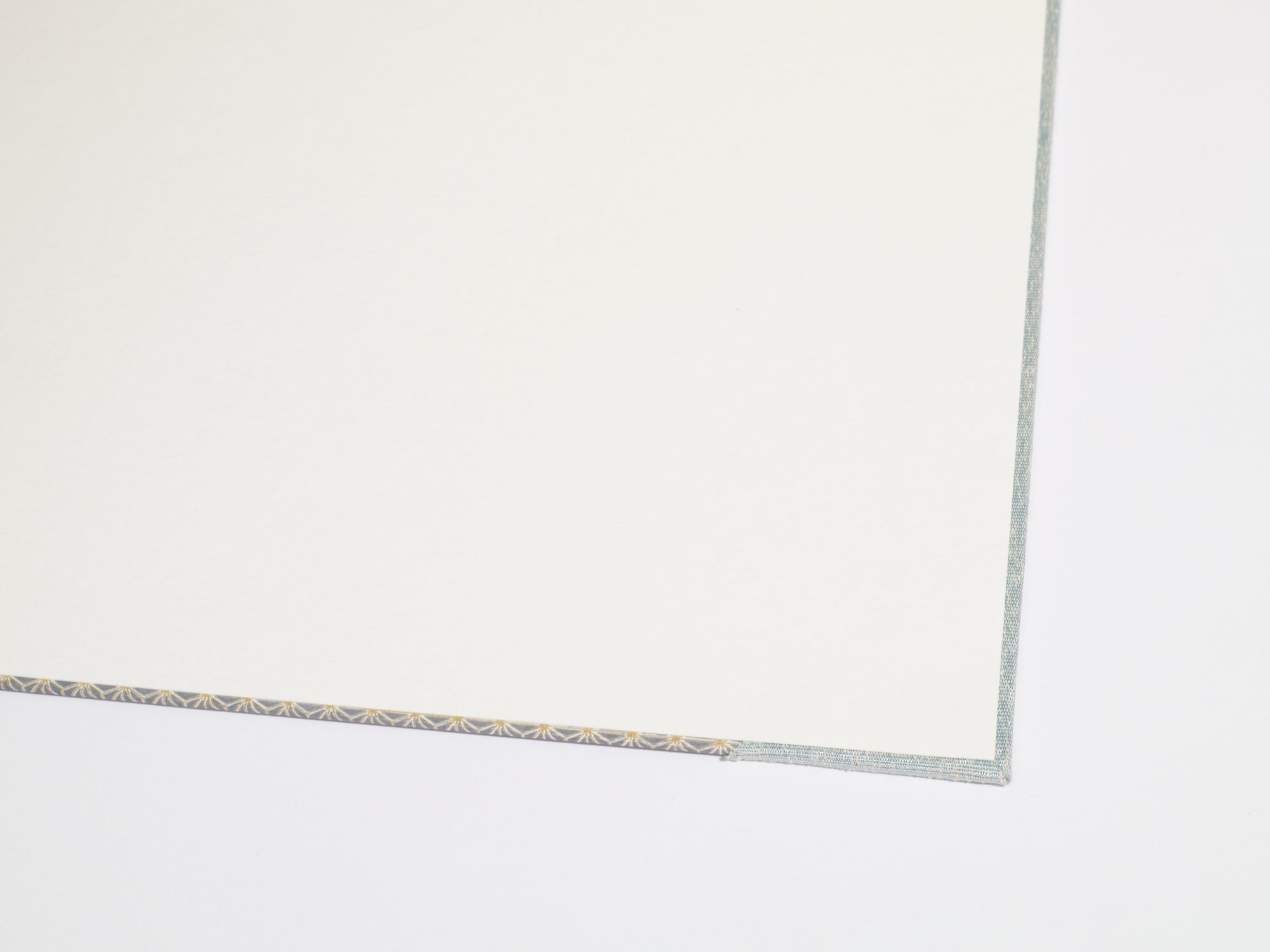 Cool and Soothing Desk Blotter / Desk Pad in Blue and Silvery Grey