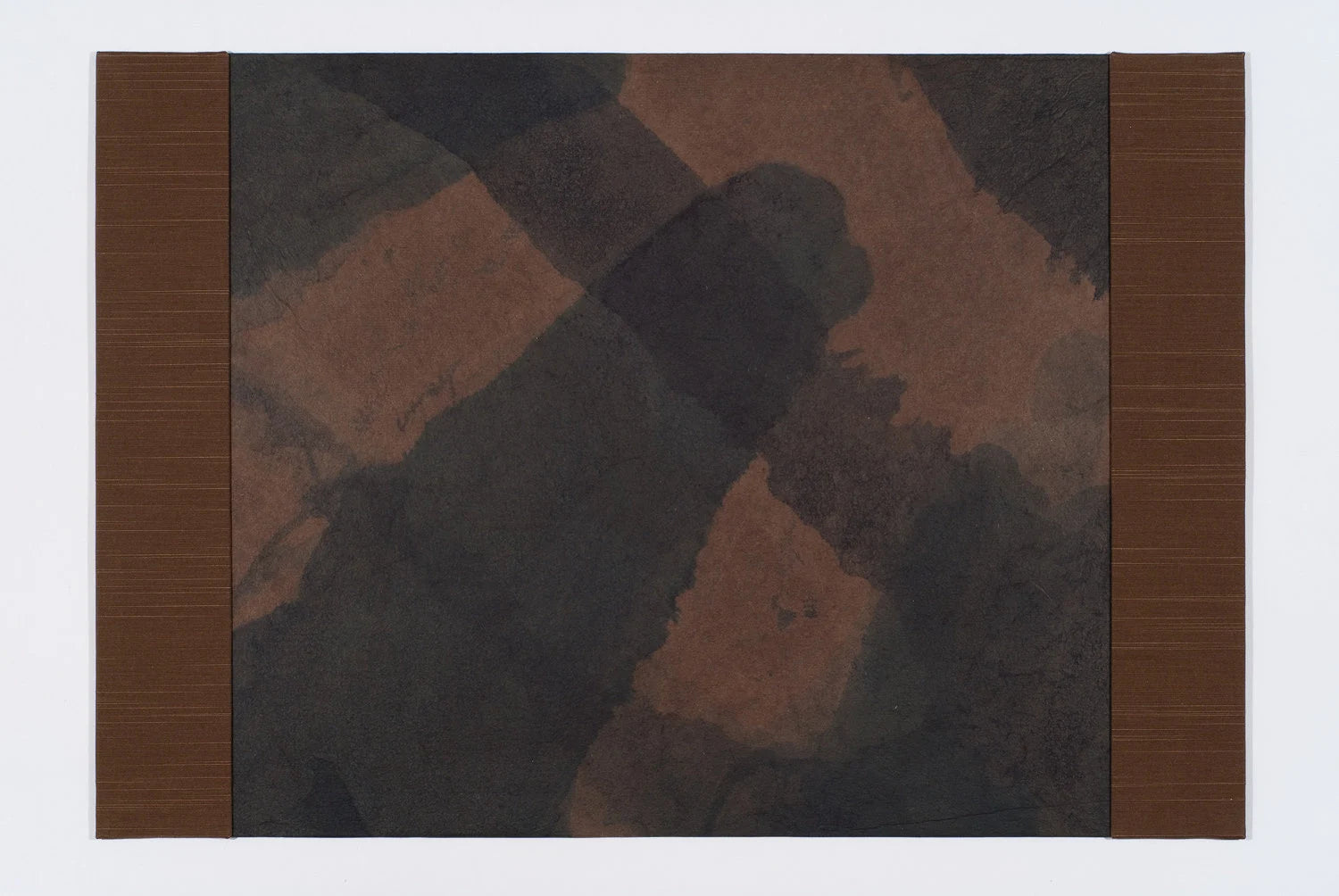 Rustic and Rich Desk Blotter / Desk Pad in Dark Brown and Black