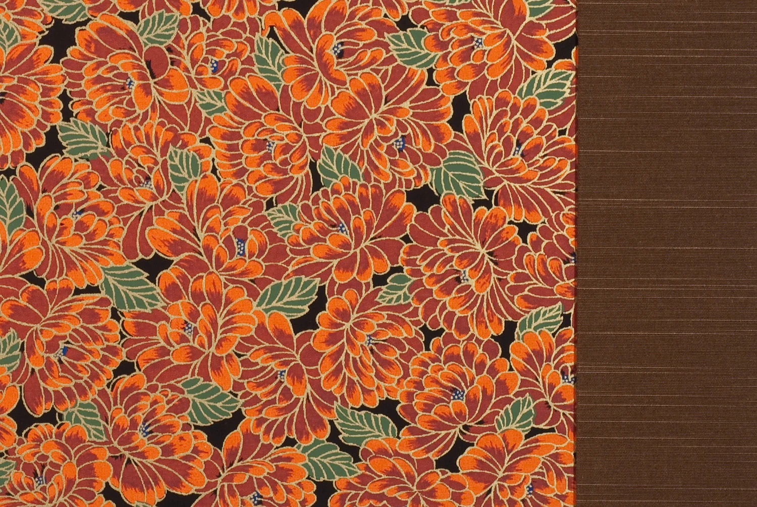 Bold and Vibrant Floral Desk Blotter / Desk Pad in Bright Red