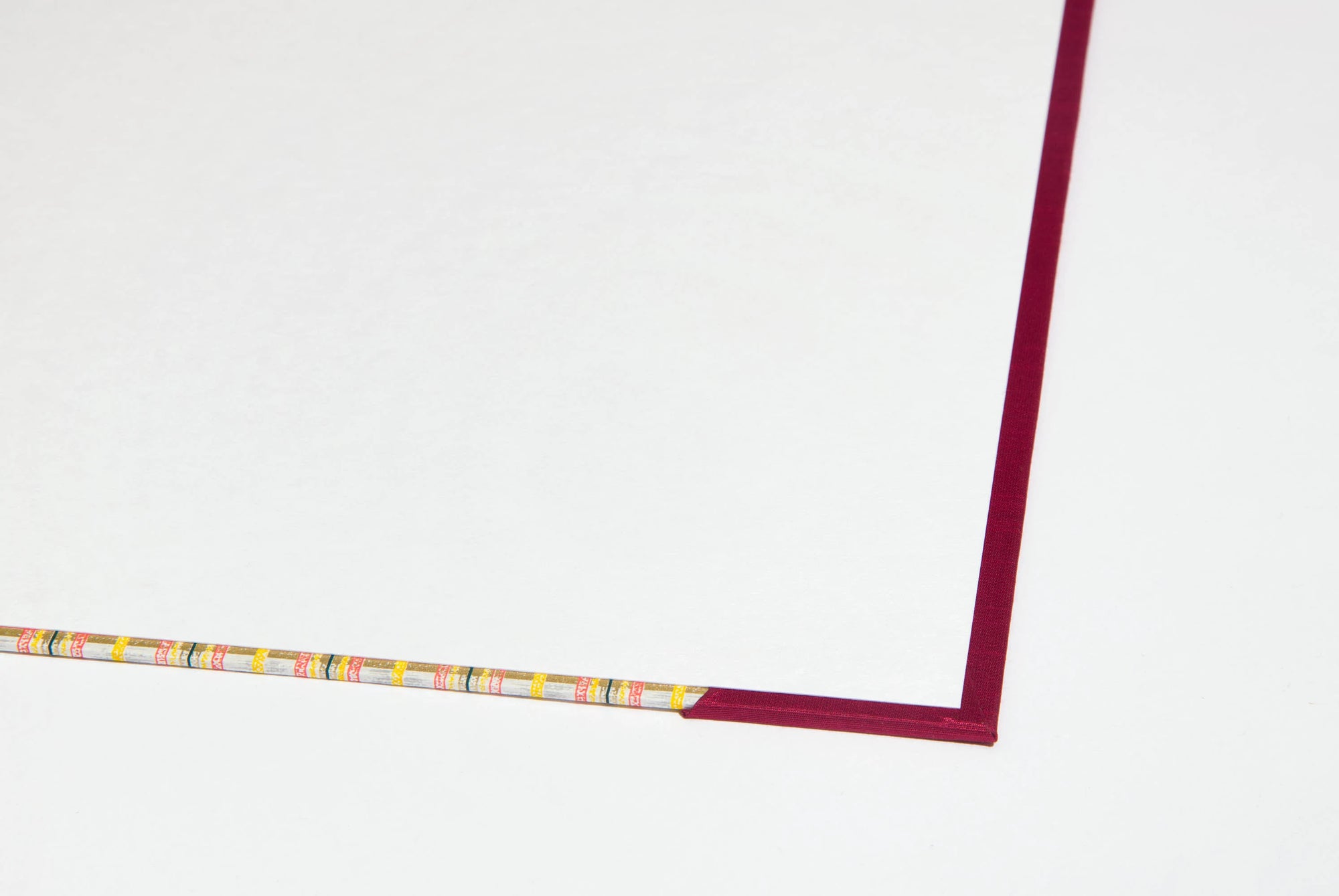 Modern Preppy Desk Blotter / Desk Pad in Red and Cream Plaid