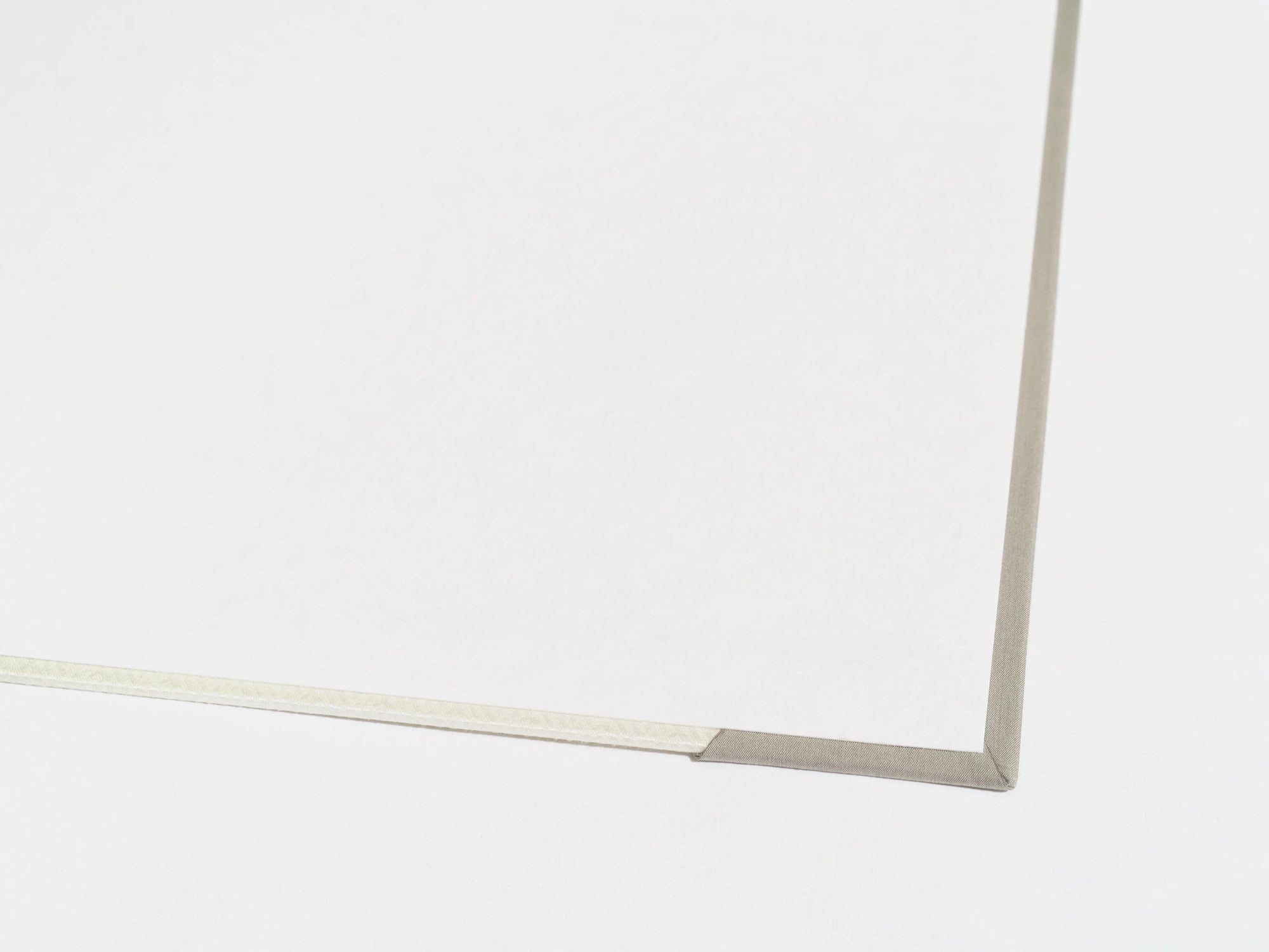 Minimalist Desk Blotter / Desk Pad in Gray and White