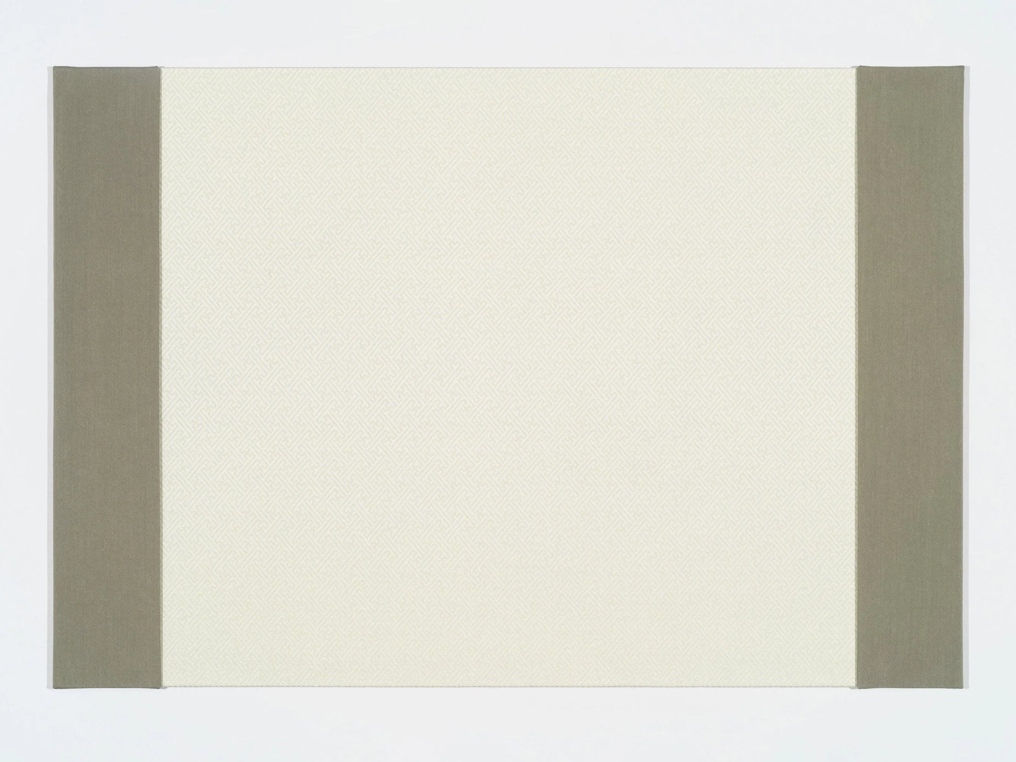 Minimalist Desk Blotter / Desk Pad in Gray and White