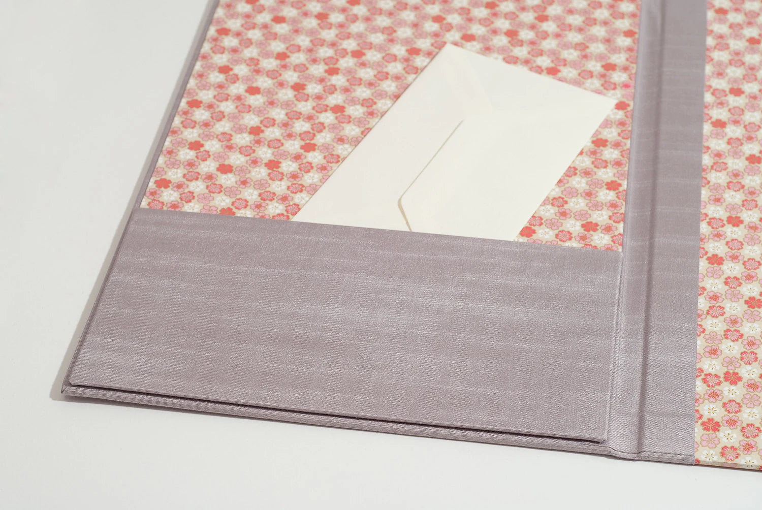 Deluxe Desk Organizer / Desk Blotter with Privacy Flap - Pink and Lavender