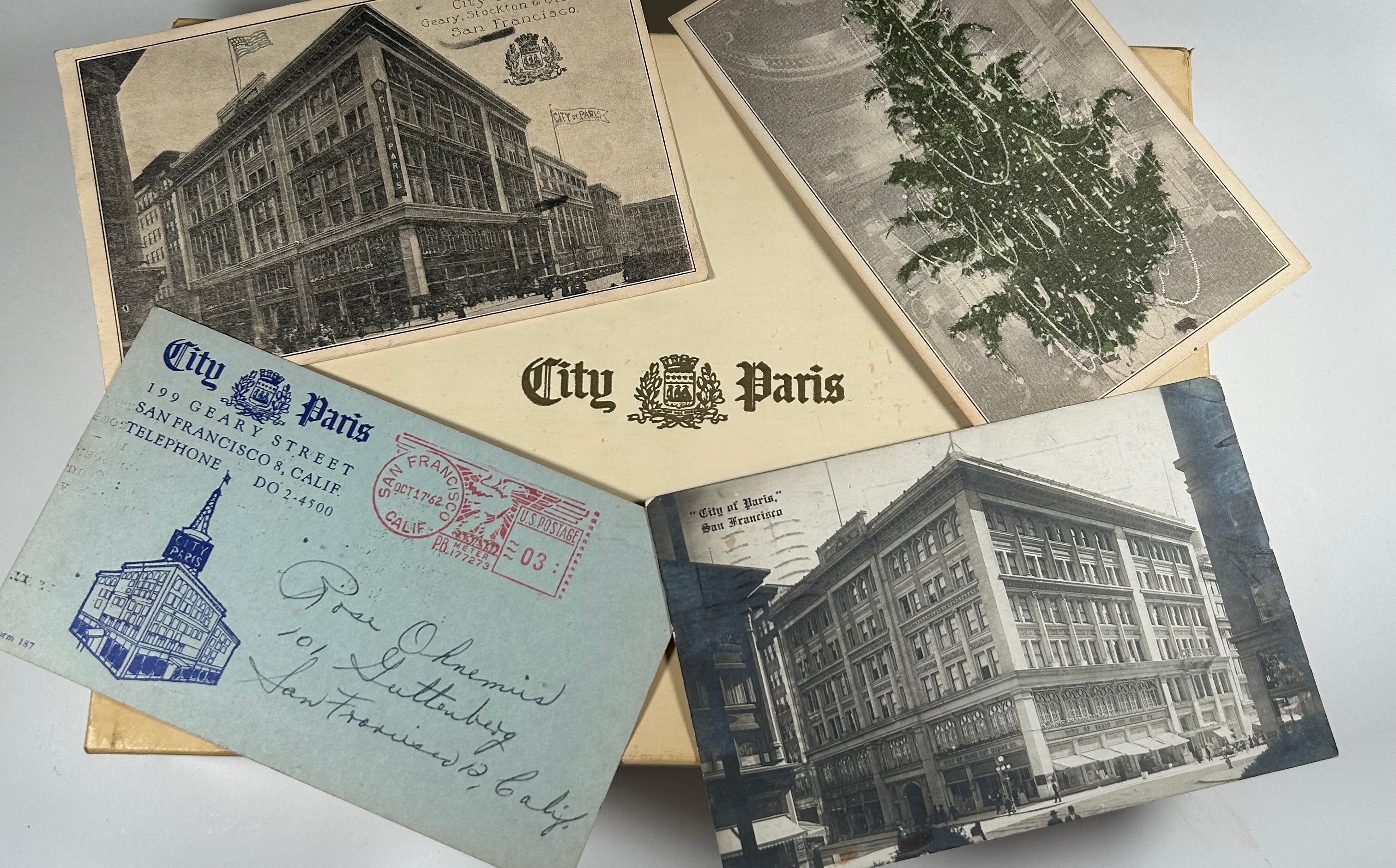 The Holidays in Vintage Postcards — City of Paris SF | The Evening Desk