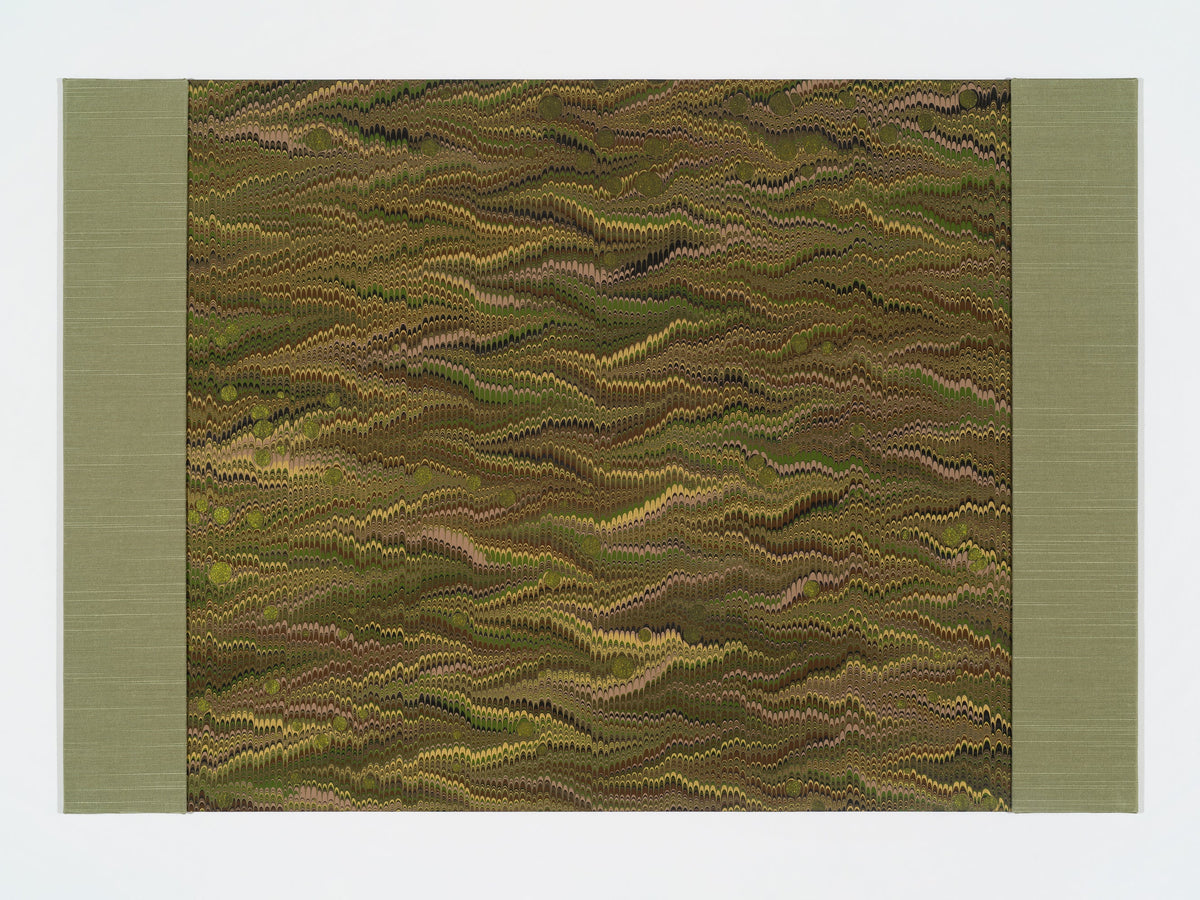 green desk blotter pad