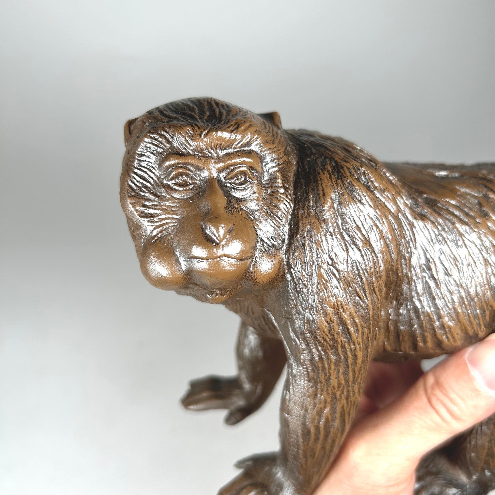 Baboon Monkey Metal Figurine