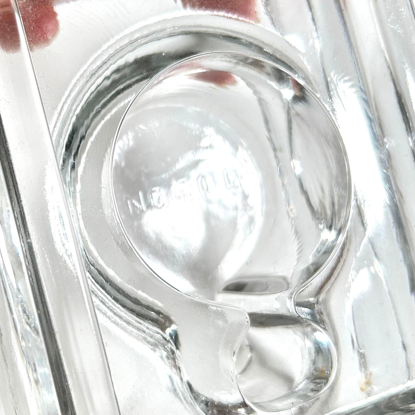 Vintage Clear Glass Double Inkwell Desk Oraganizer - Made in the USA