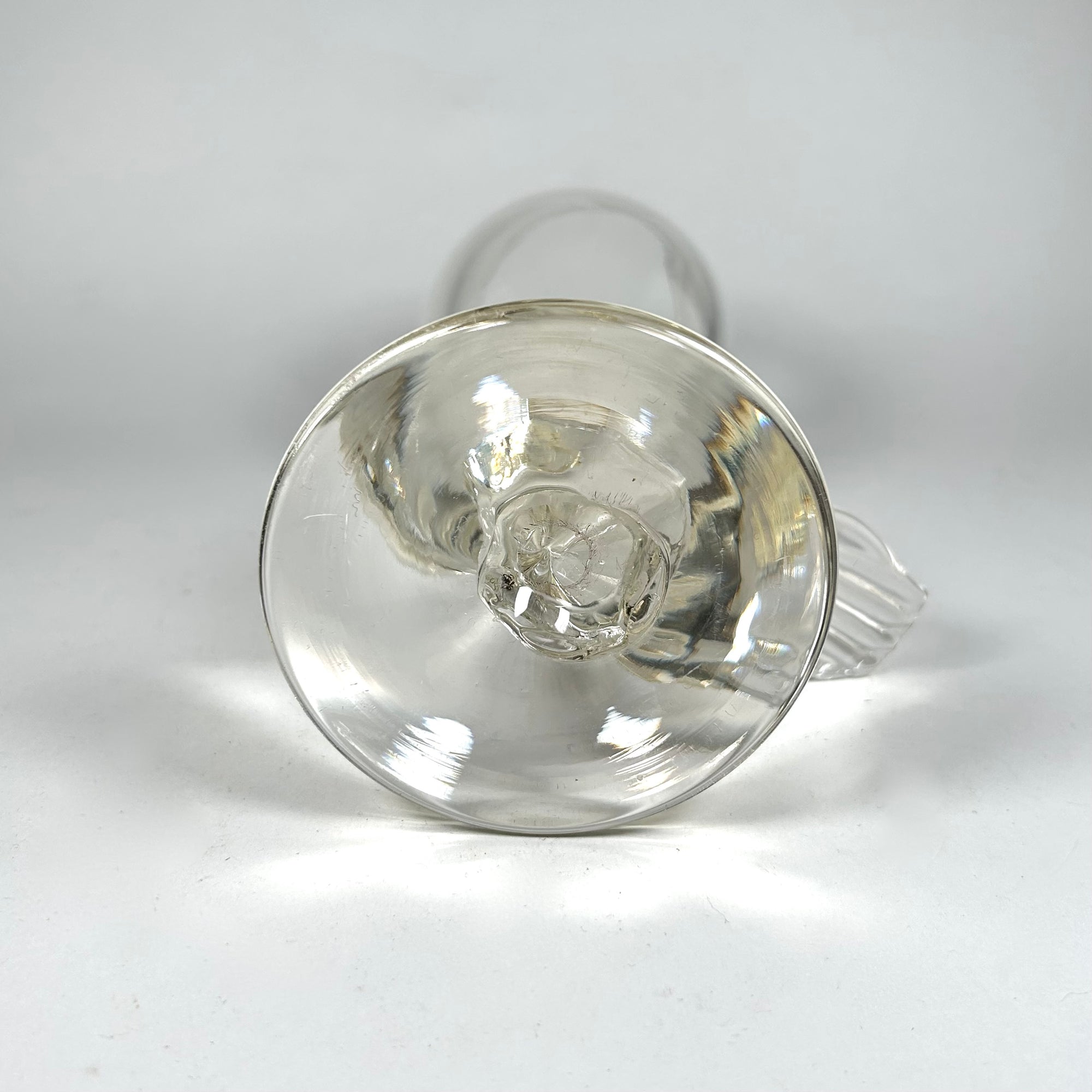 Art Glass Bird Tall Goblet Vase