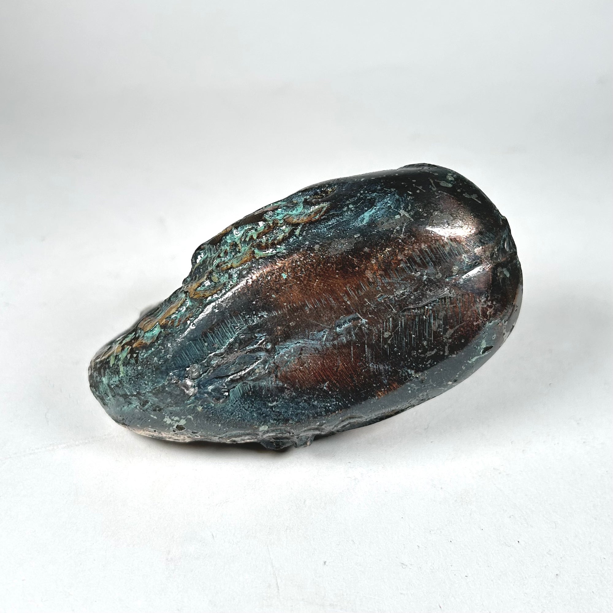 Bronze Fish with Big Mouth Ashtray Trinket Dish Attributed to Walter Bosse