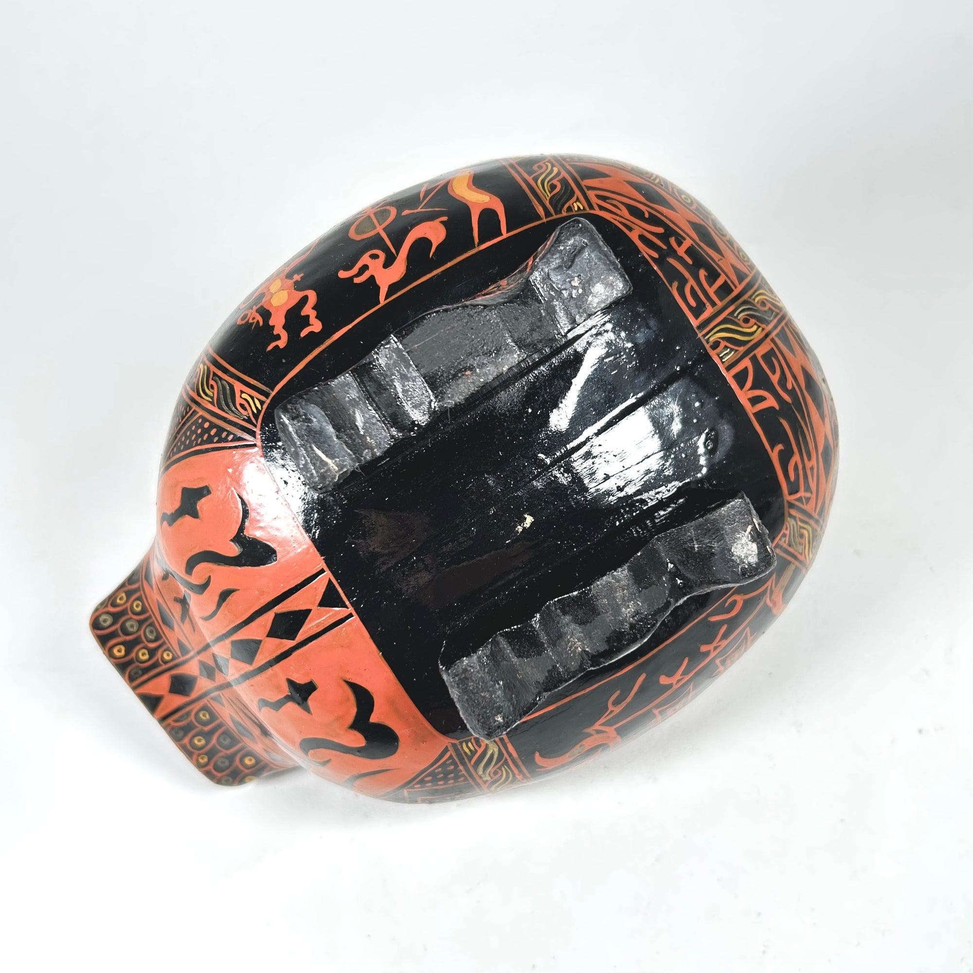Vintage Chinese Lacquered Mandarin Duck Wedding / Trinket Box
