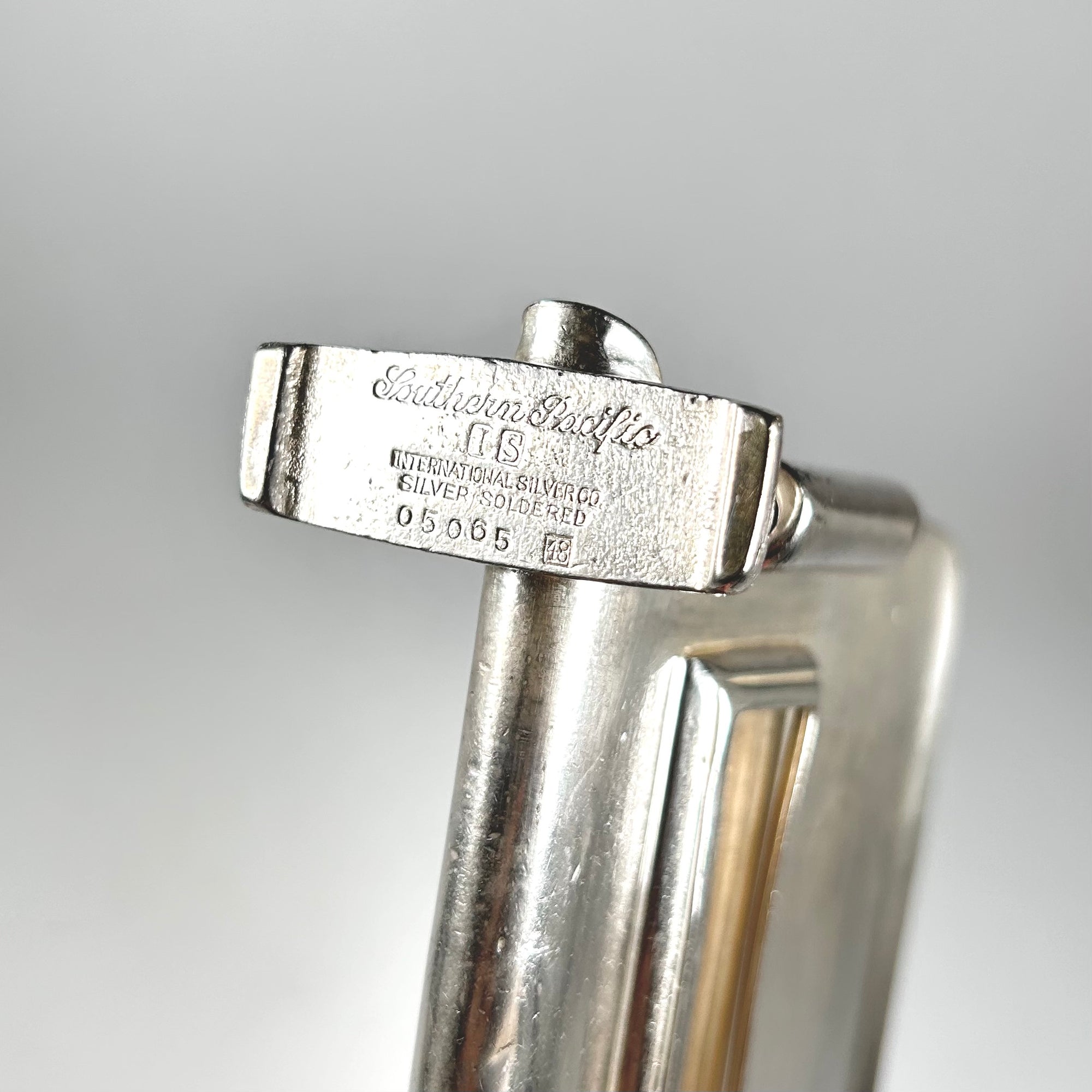 Silver Plated Menu Holder — Southern Pacific Railway, International Silver Co.