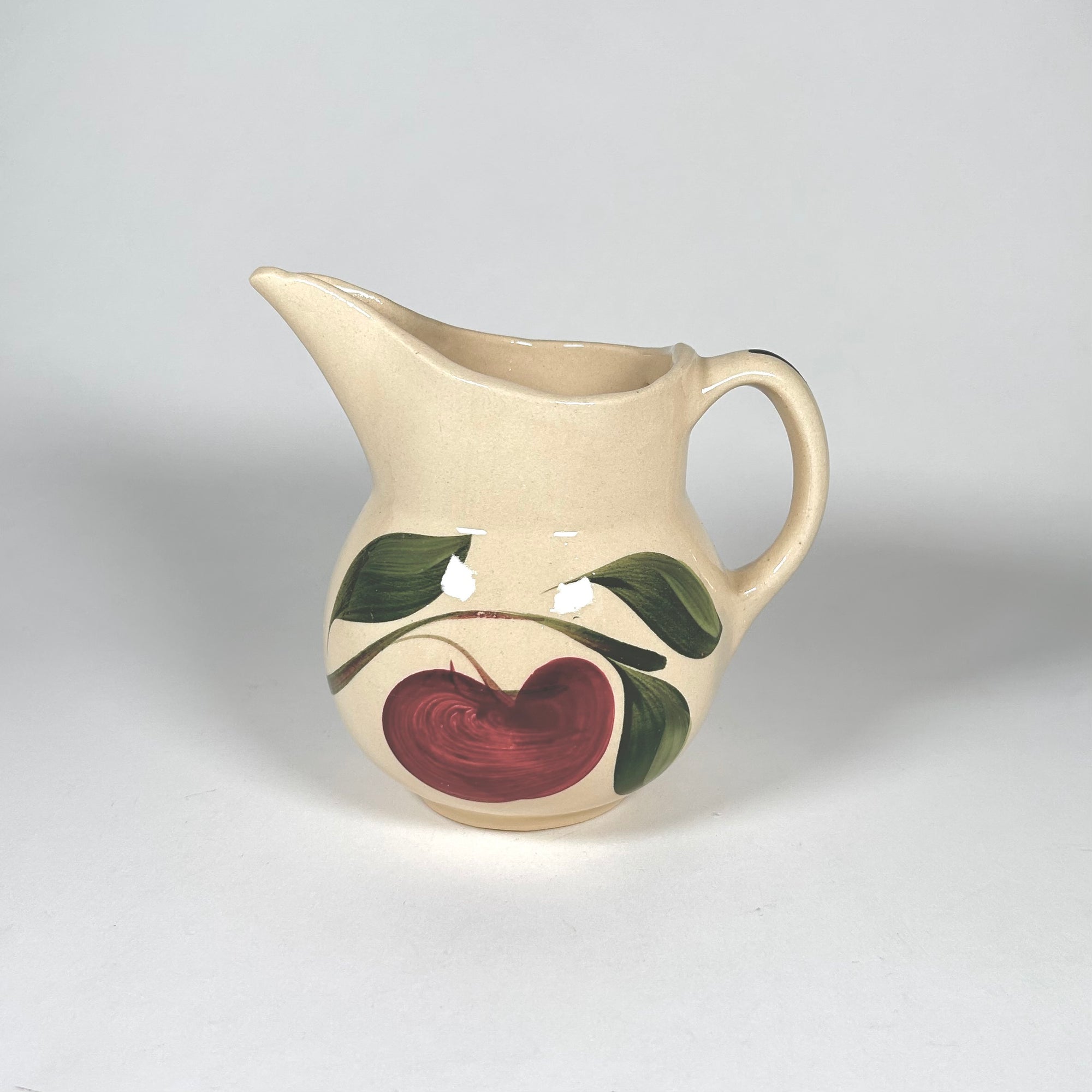 Watt Pottery Apple Motif Small Pitcher 