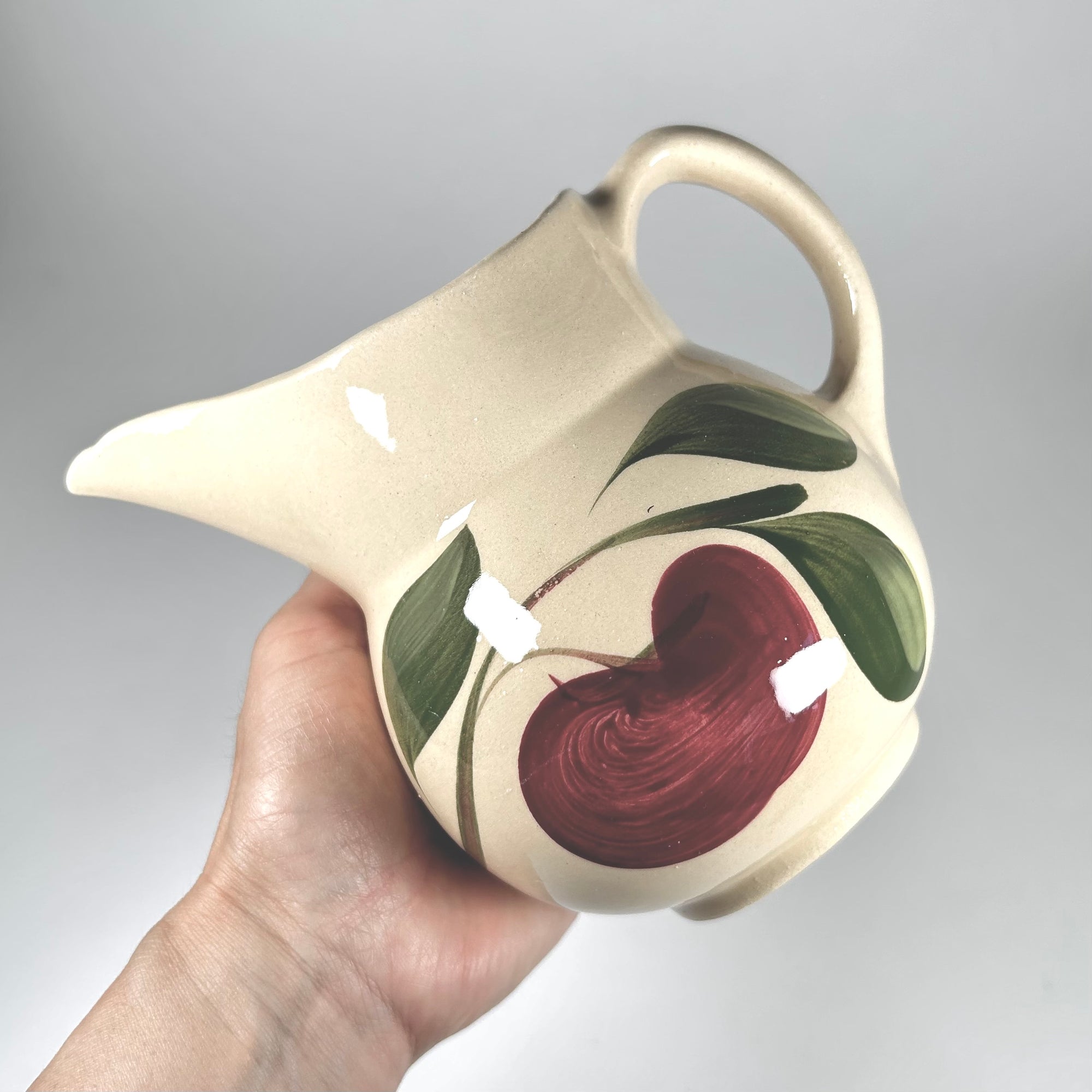 Watt Pottery Apple Motif Small Pitcher 