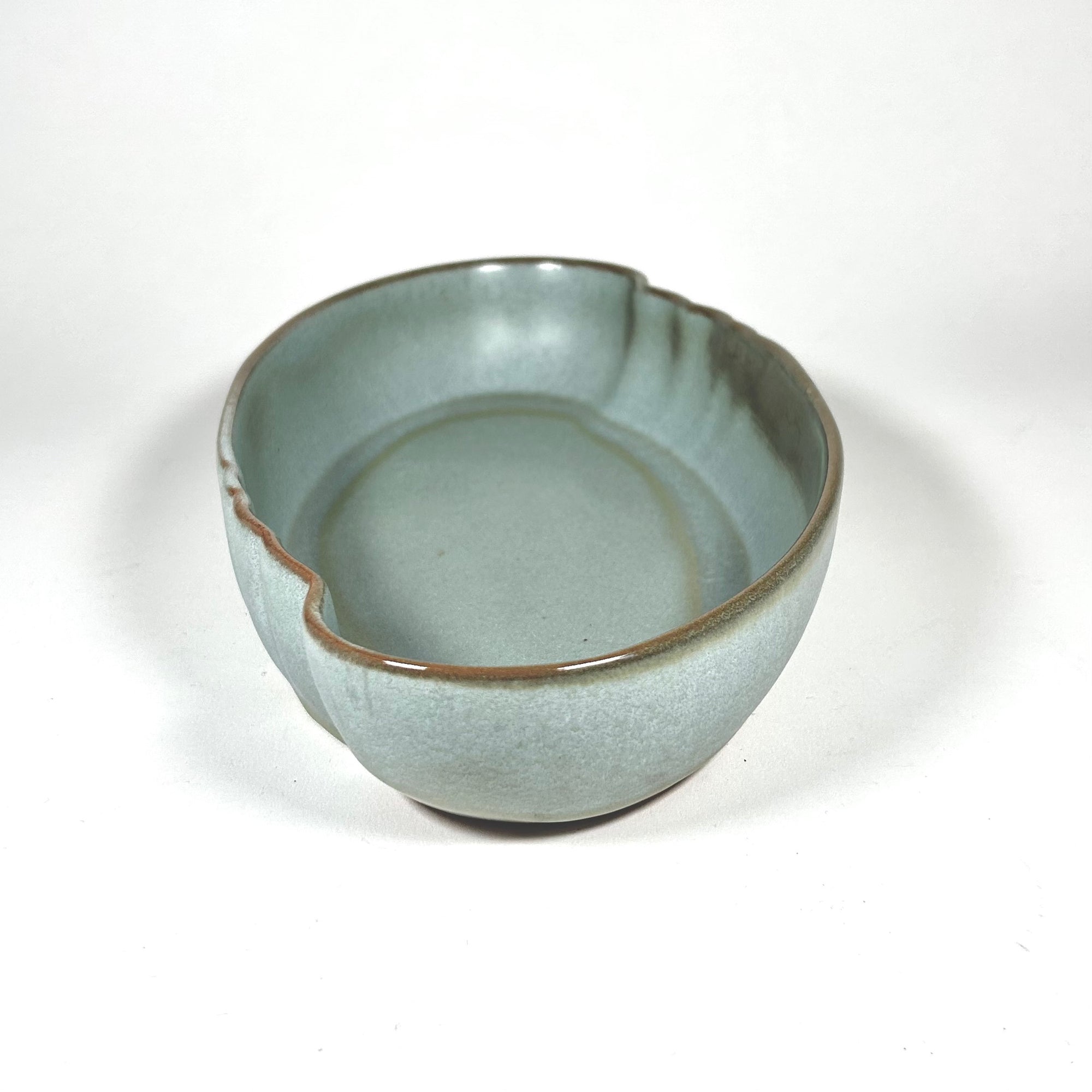 Frankoma Plainsman Woodland Moss Oriental Line Oval Serving Bowl, Model 205