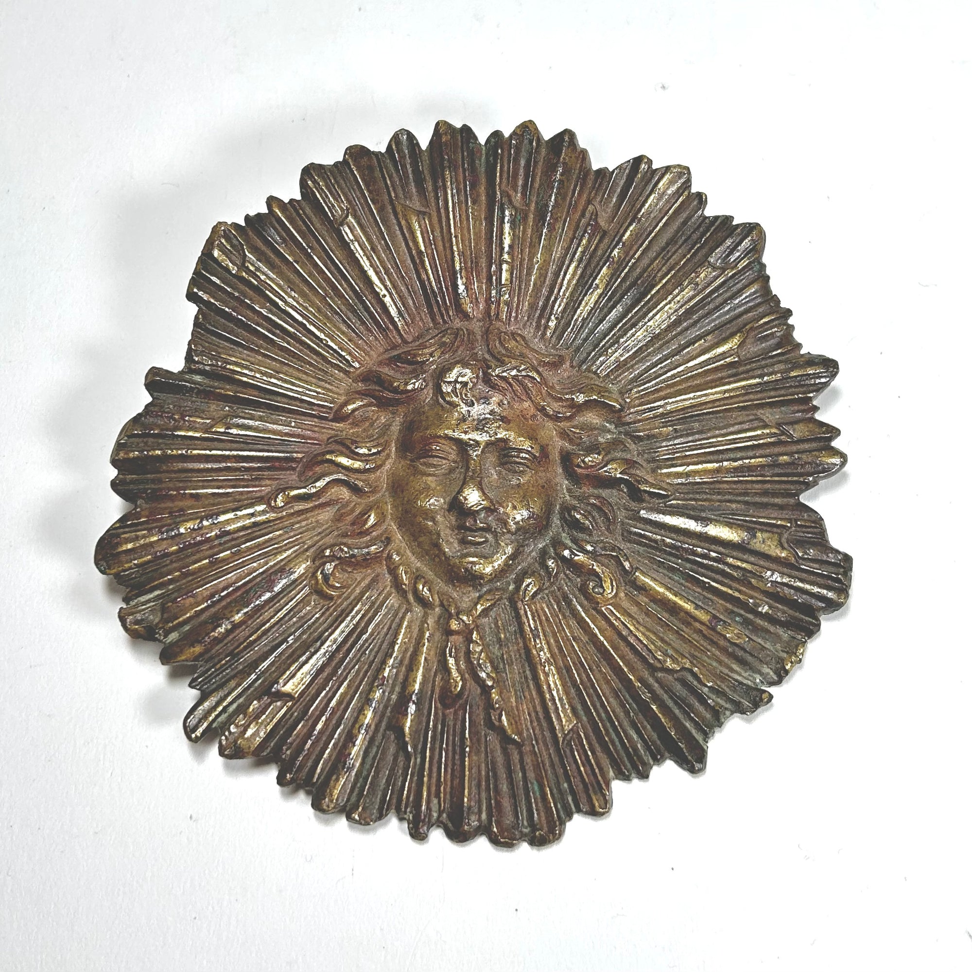 French Baroque Style Louis XIV Sunburst Clock Pendulum