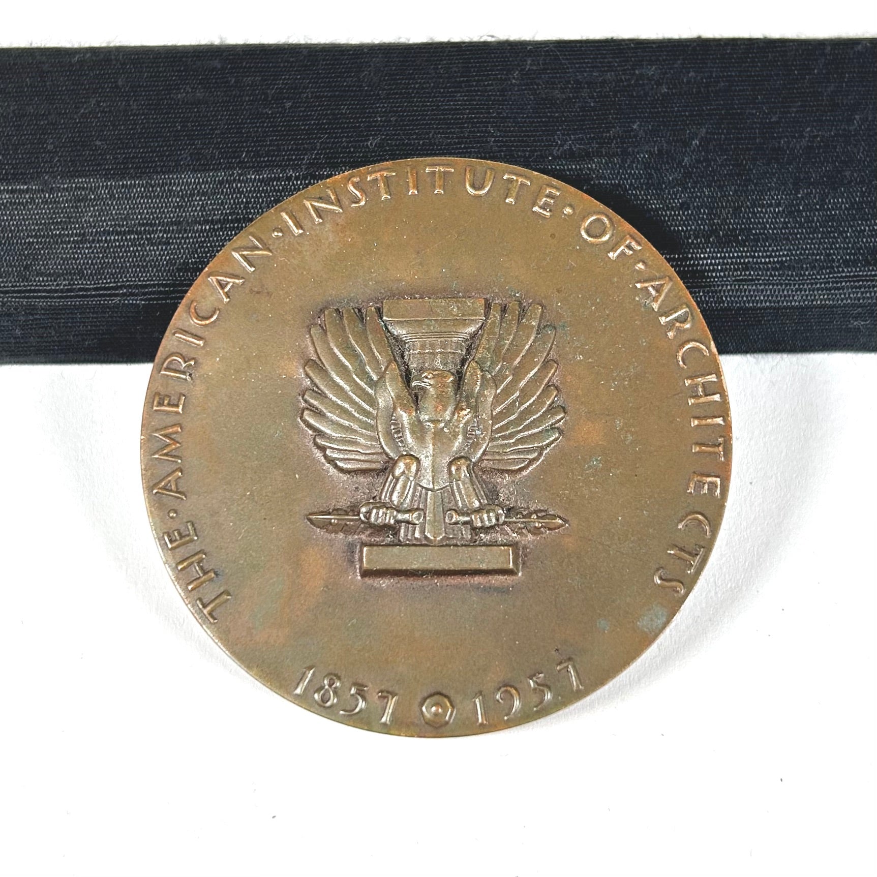 Sidney Waugh's American Institute of Architects Centennial Bronze Paperweight, 1957