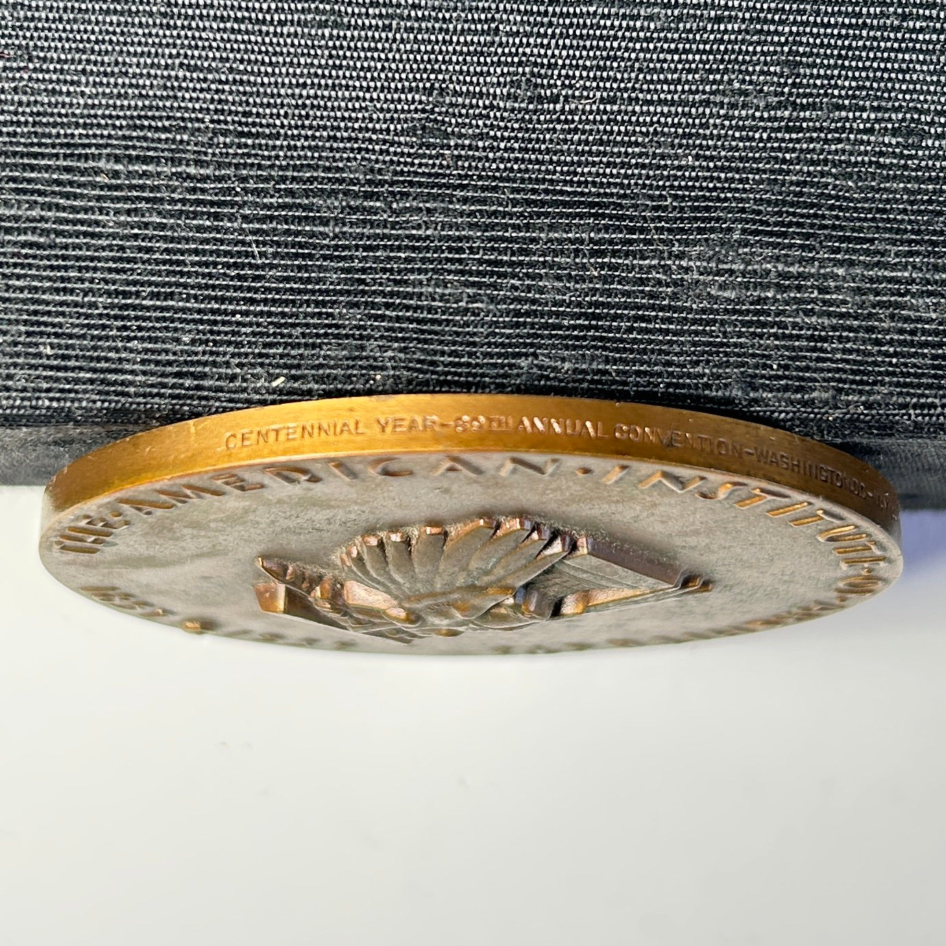 Sidney Waugh's American Institute of Architects Centennial Bronze Paperweight, 1957