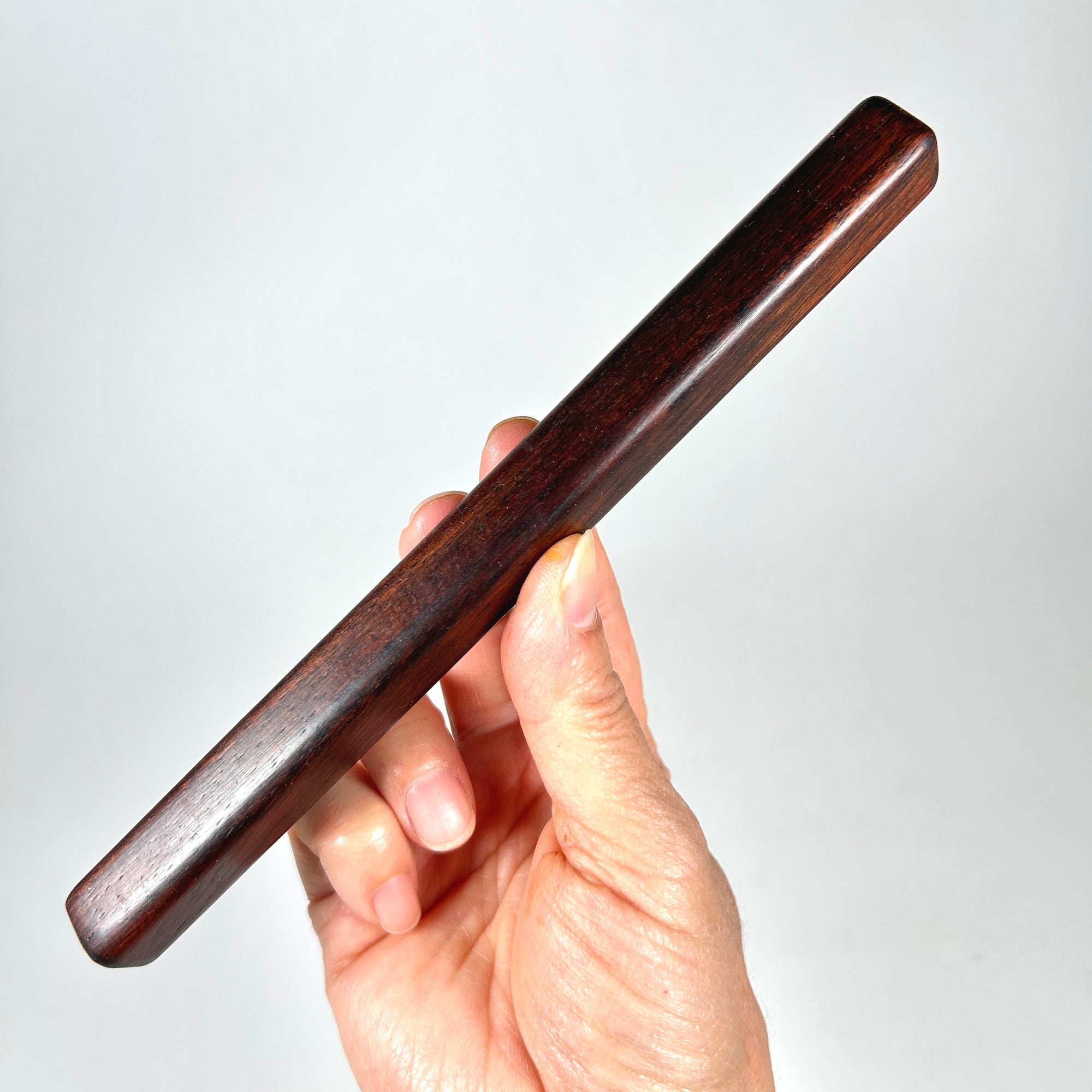 Minimalist Chinese Hardwood Calligraphy Weight Brush Rest