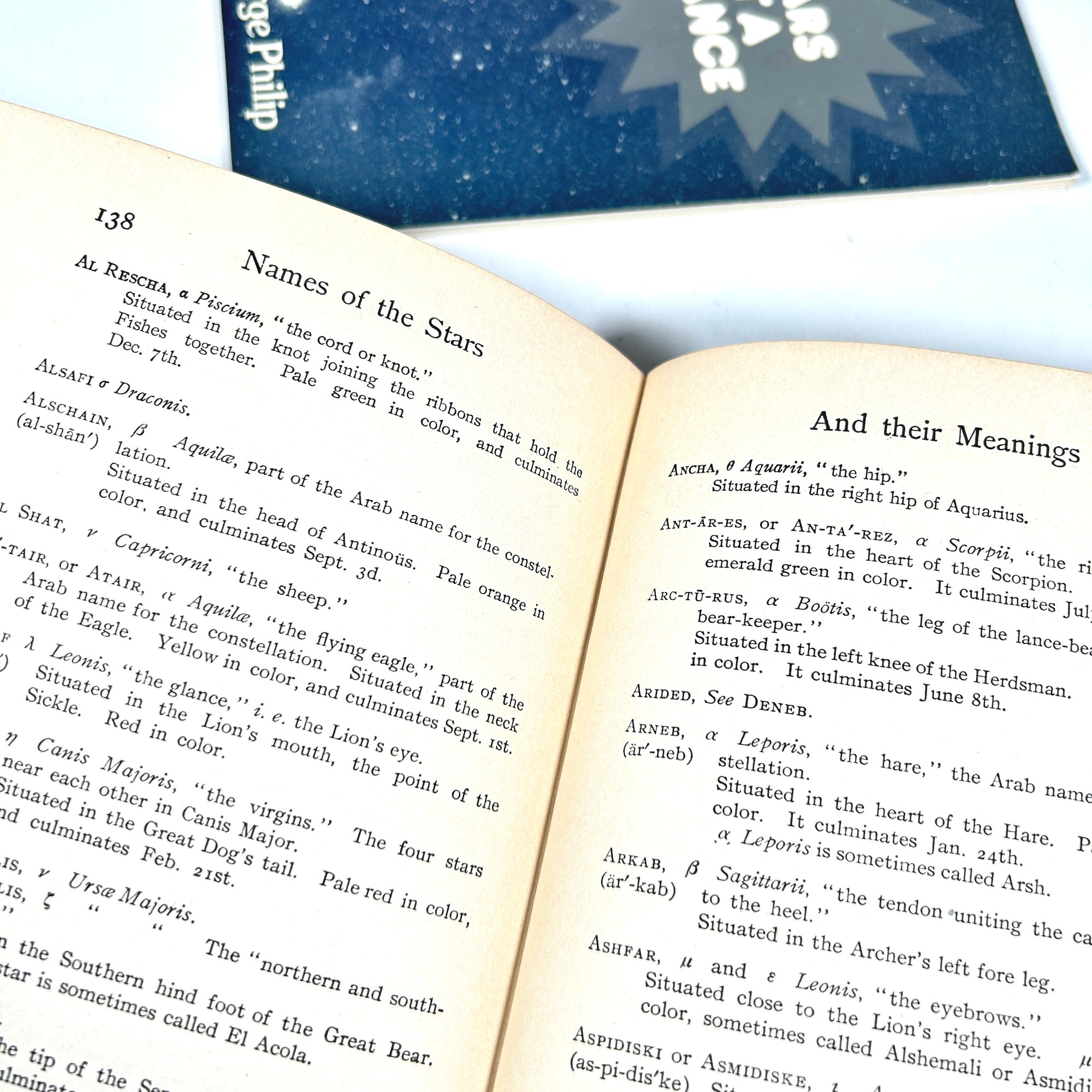 The Field Book of the Stars by William Tyler Olcott and Stars at a Glance by George Philip