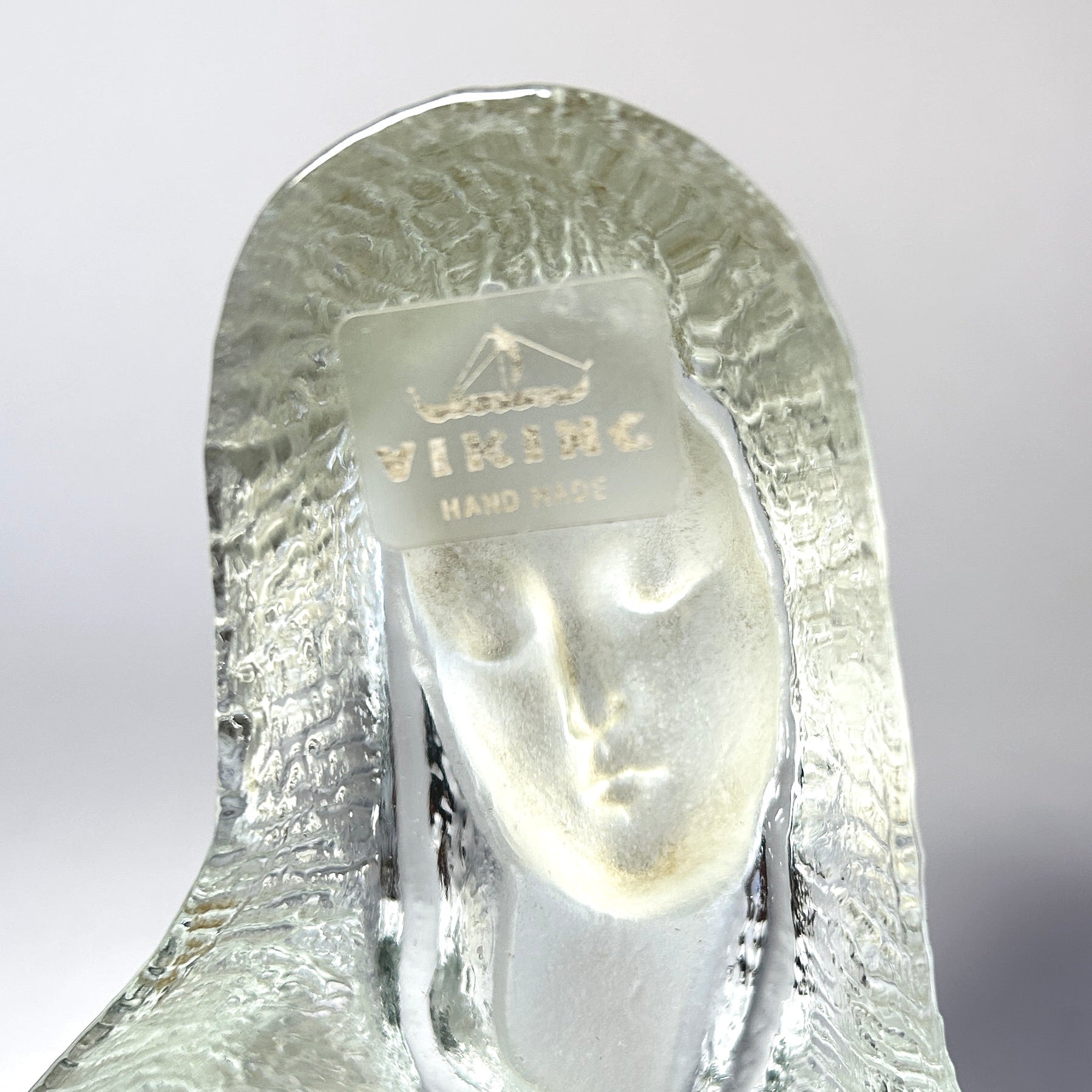 Vintage Viking Glass Modonna