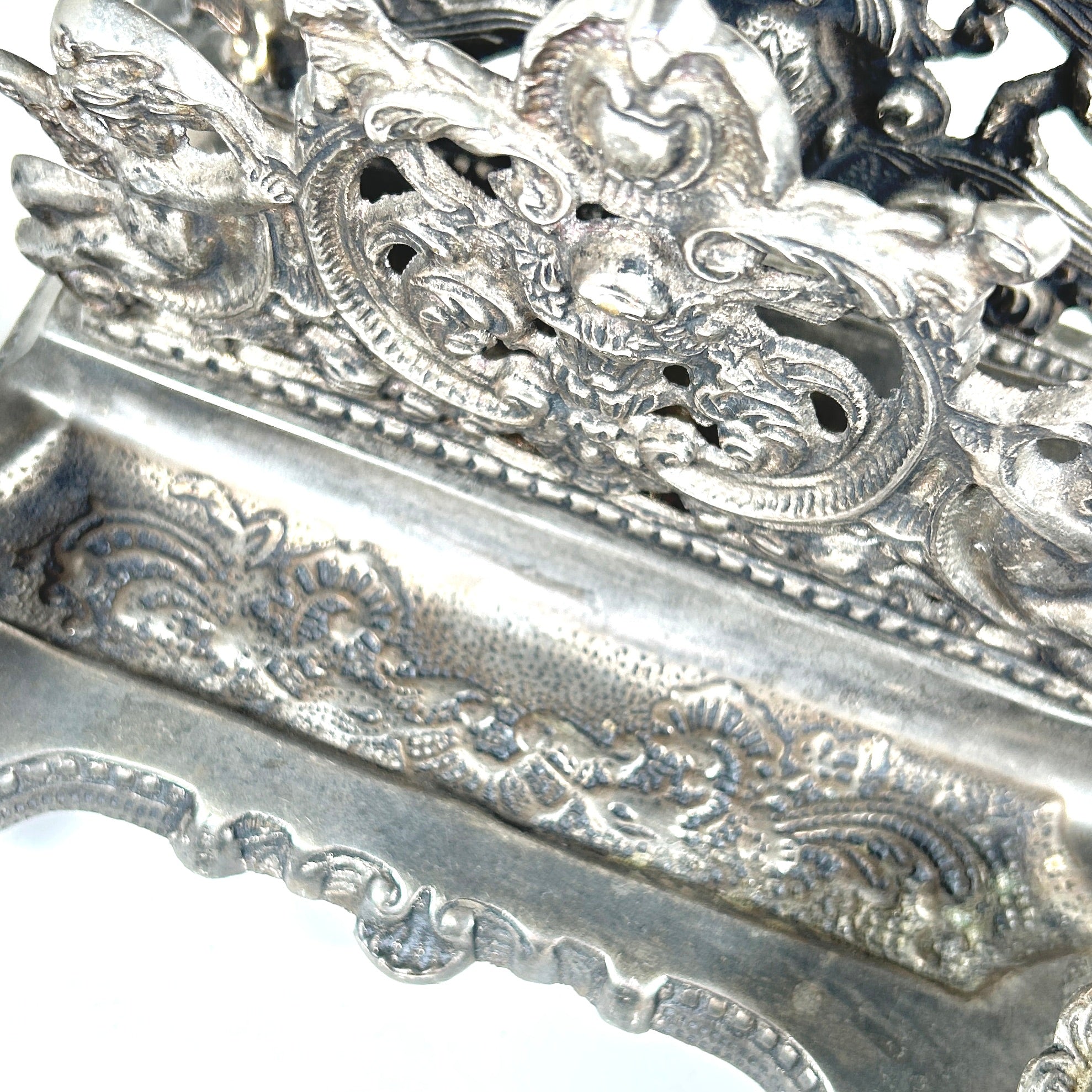 Rococo Style Double Inkwell and Letter Holder, Italy/France, c. 1900