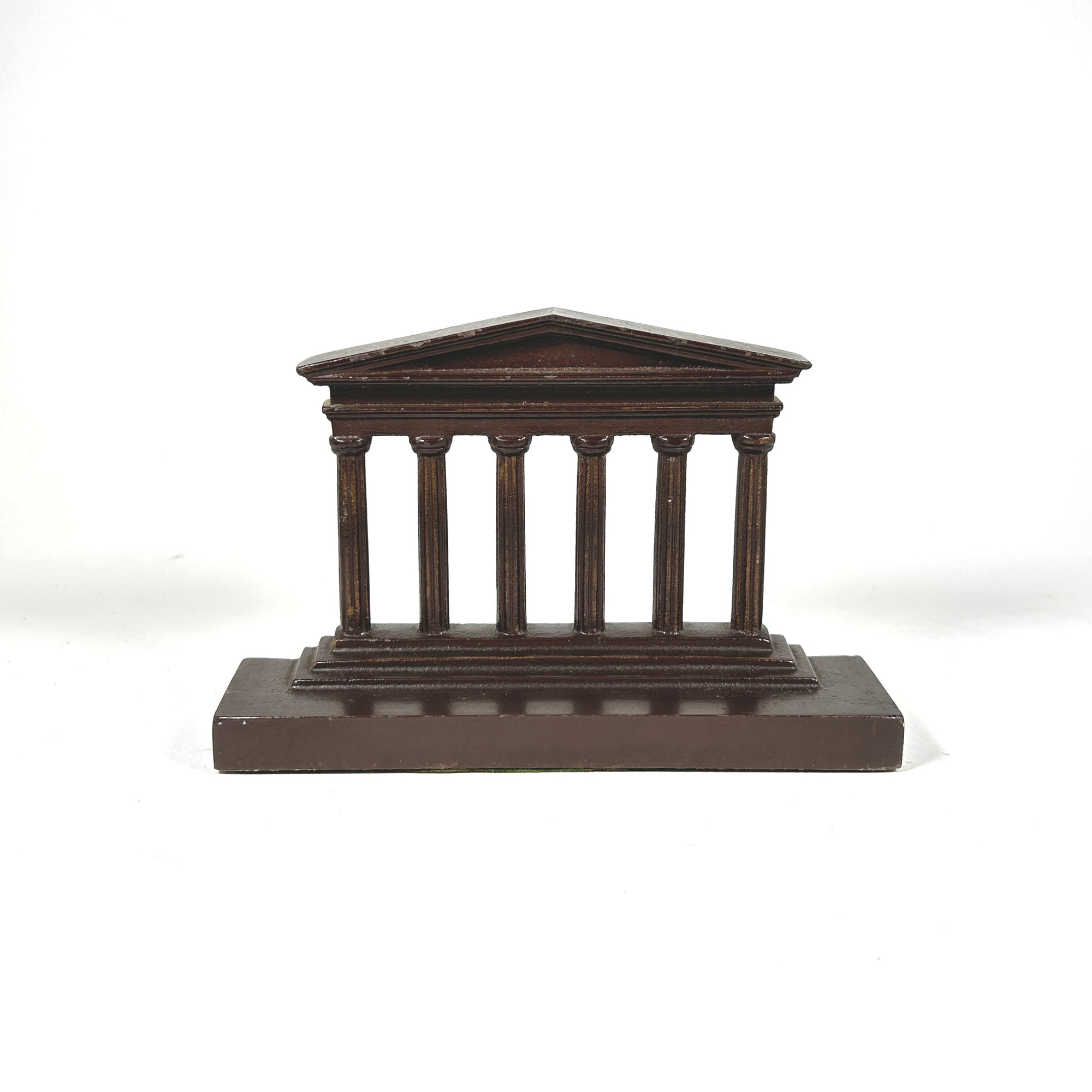 Doric Column Cast Iron Bookend, c. 1920s–1930s