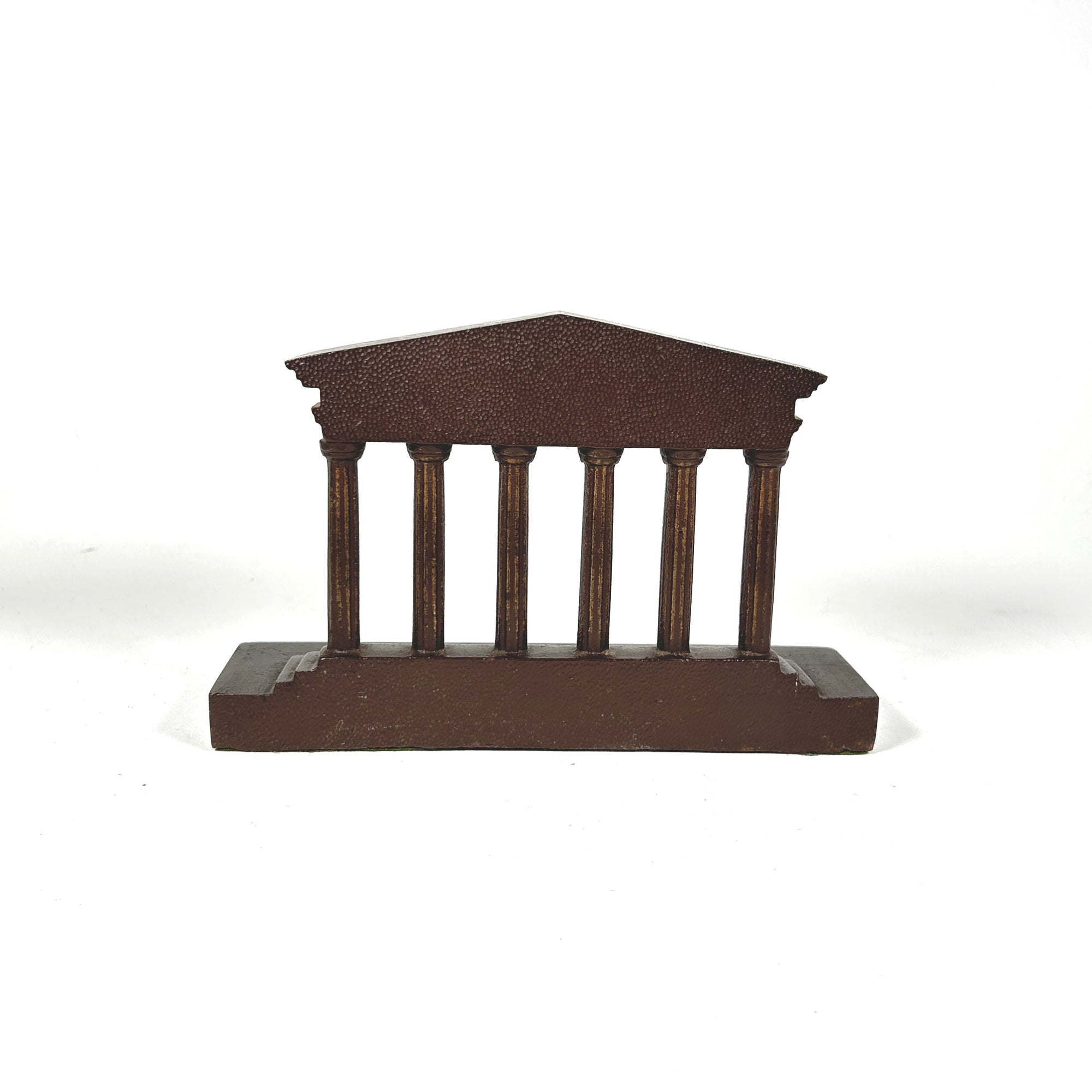 Doric Column Cast Iron Bookend, c. 1920s–1930s