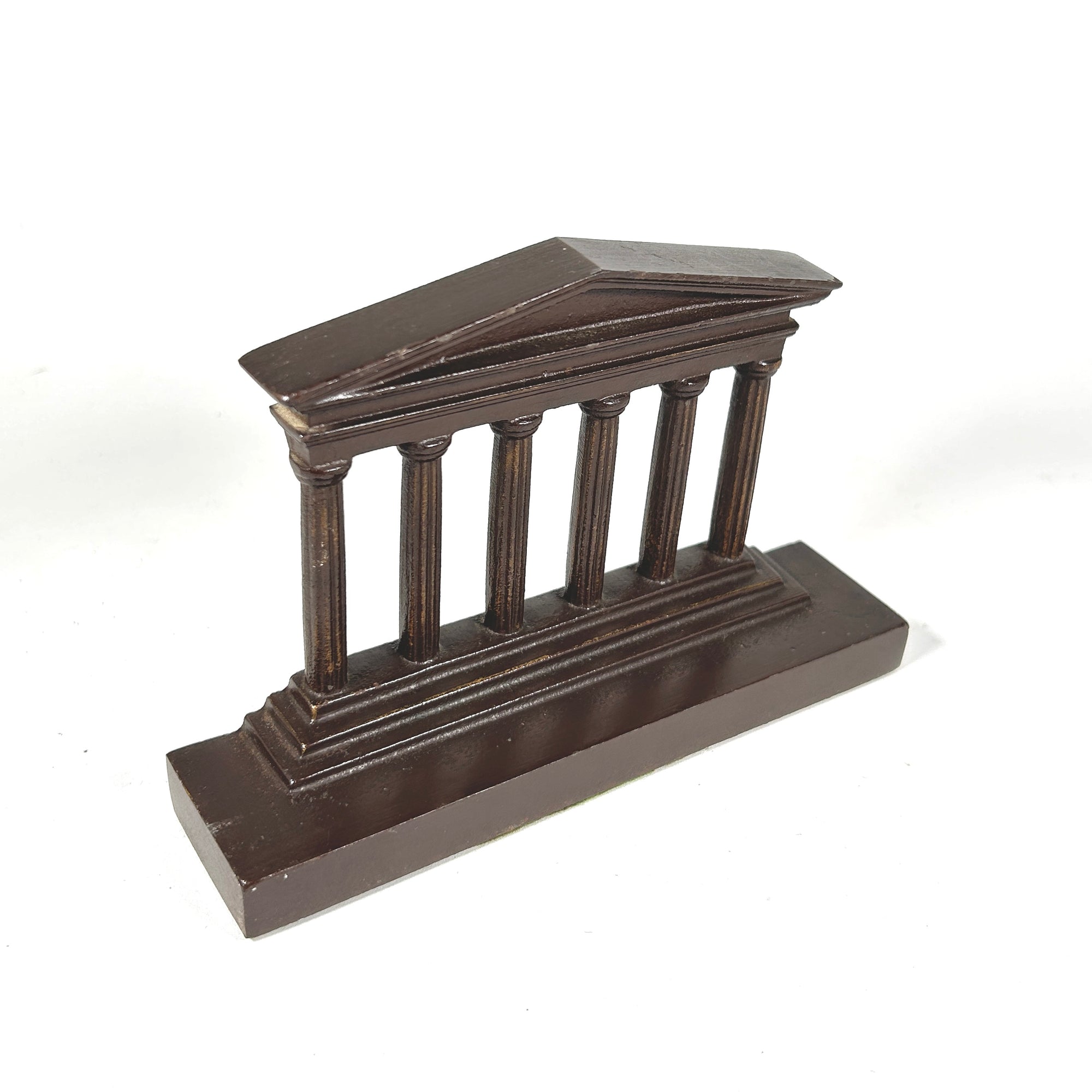 Doric Column Cast Iron Bookend, c. 1920s–1930s