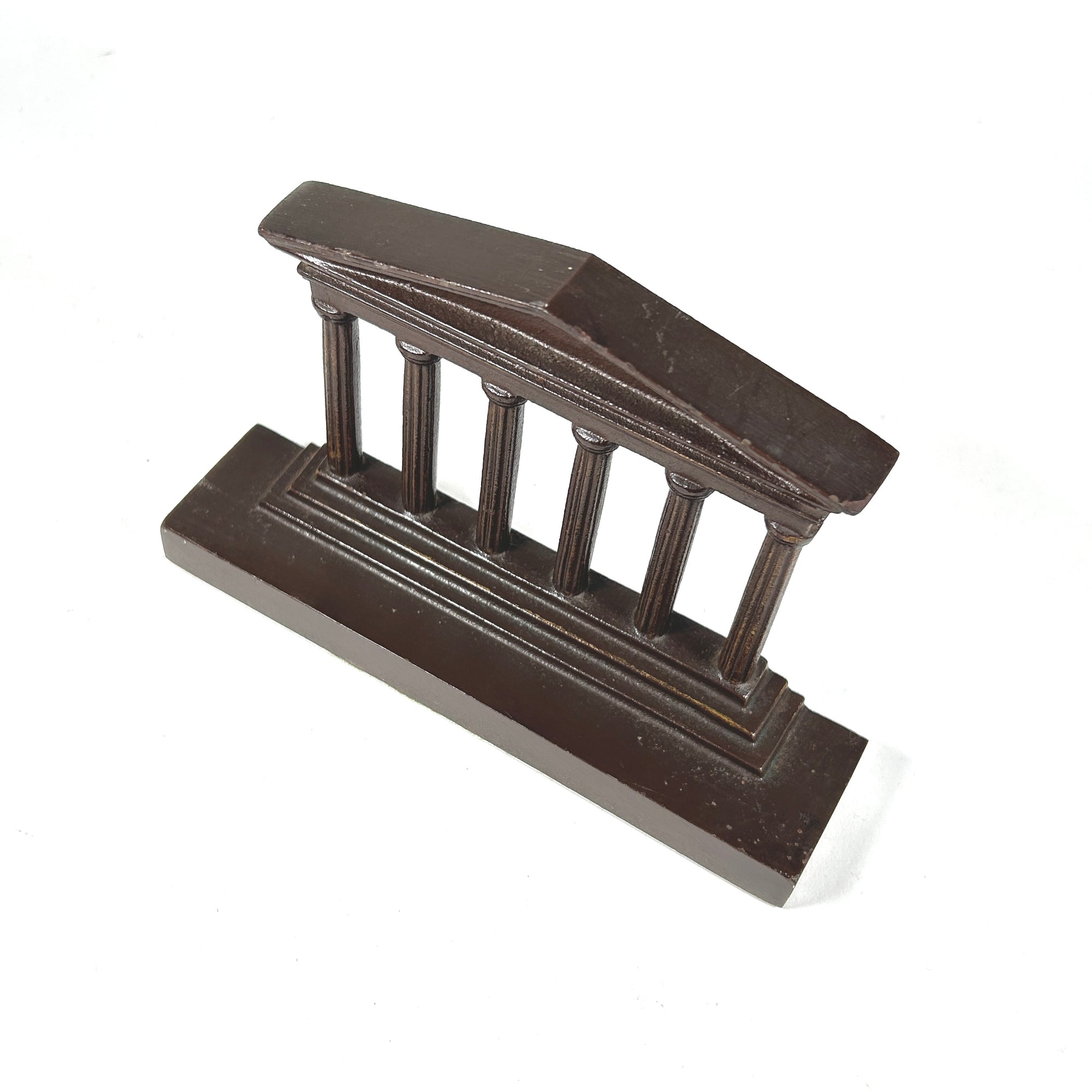 Doric Column Cast Iron Bookend, c. 1920s–1930s