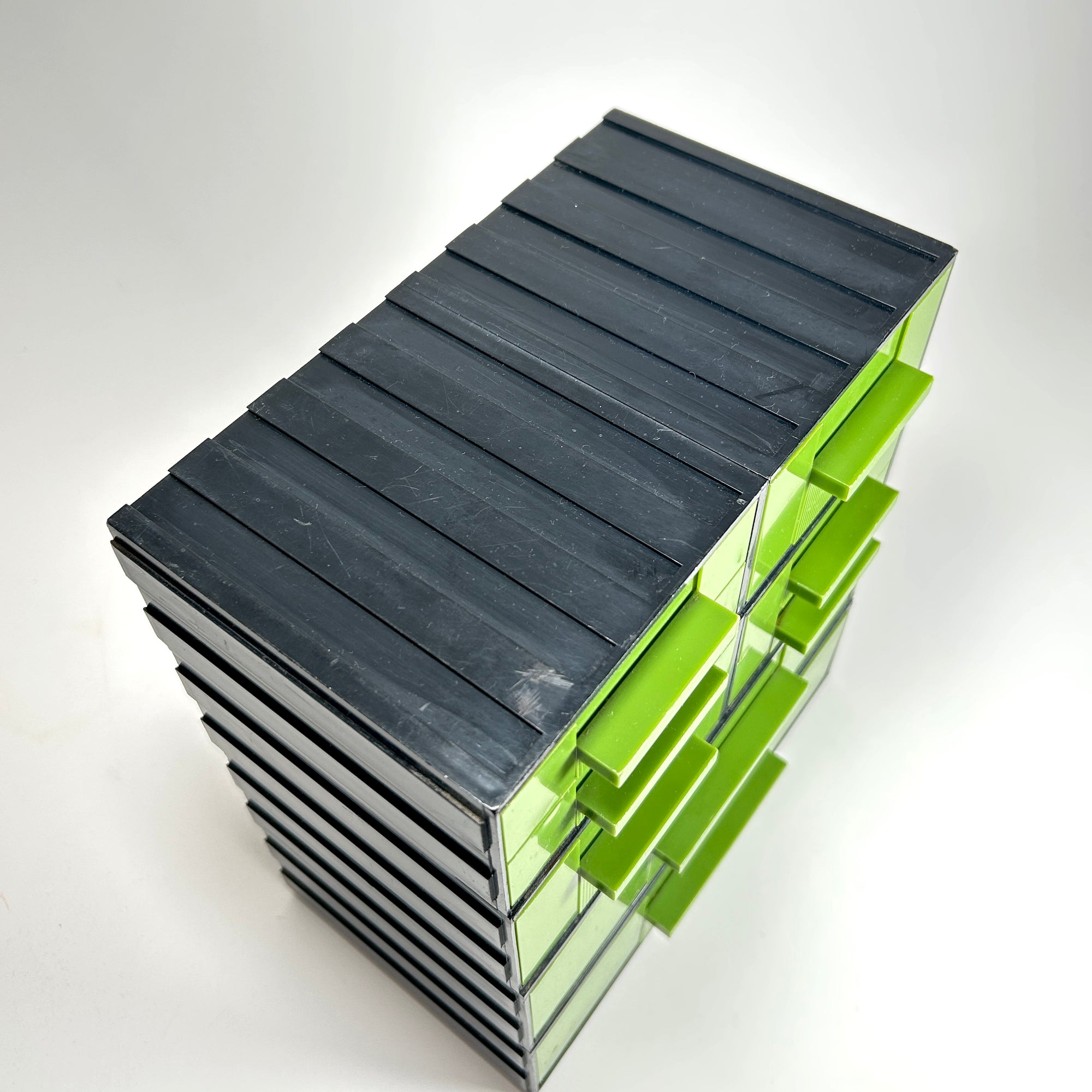 Vintage Electrix Modular Tool Cabinet in Avocado Green