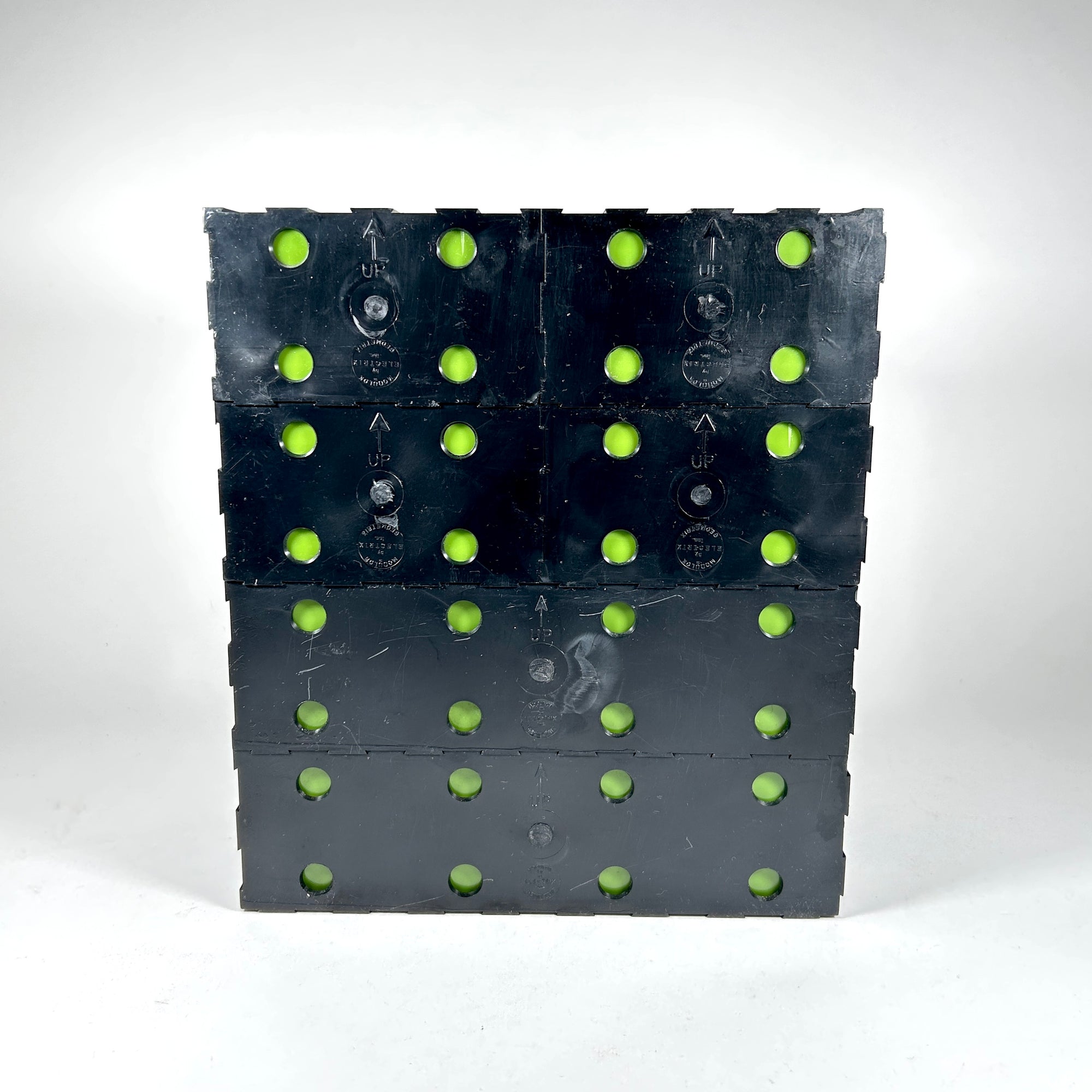 Vintage Electrix Modular Tool Cabinet in Avocado Green