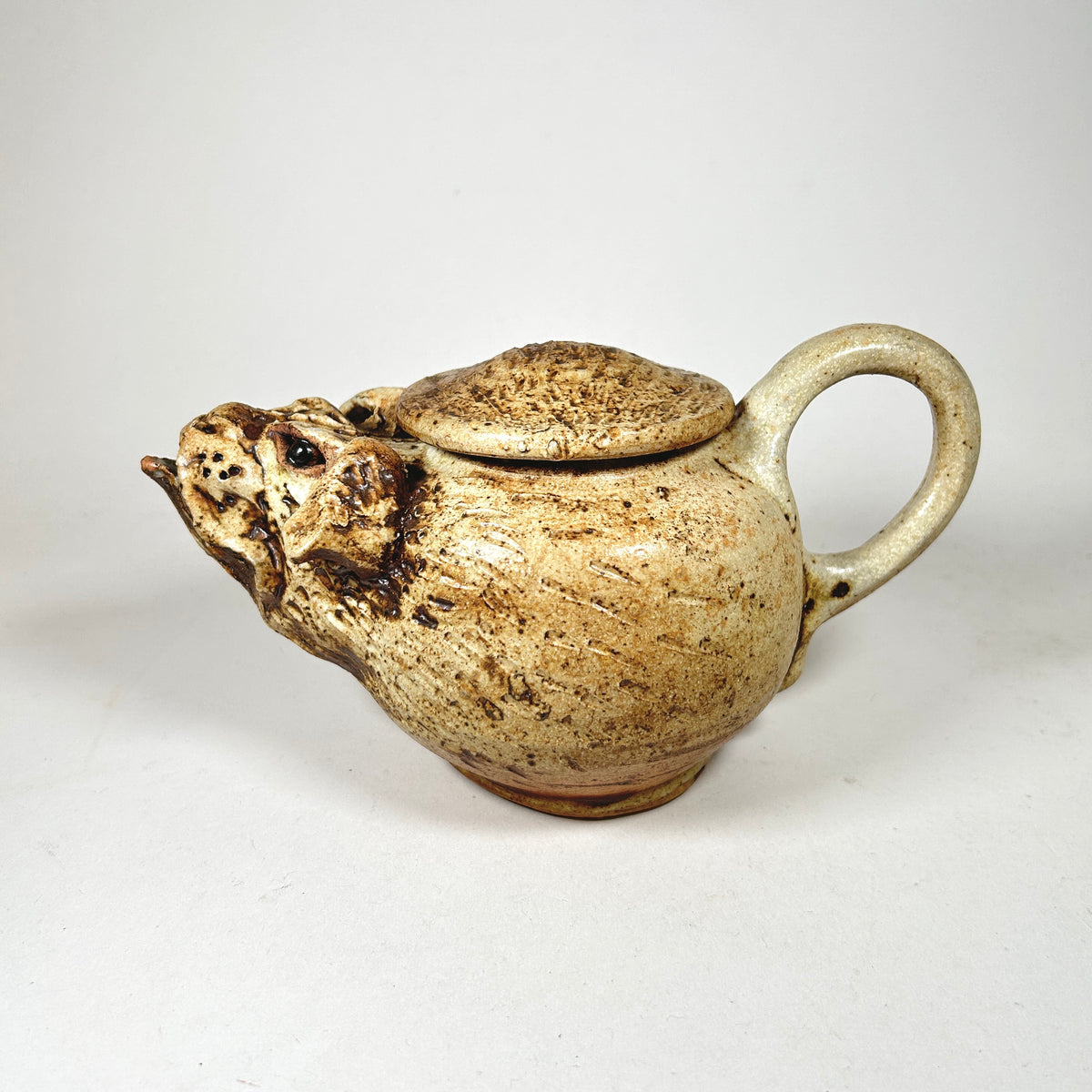 Camp Climax Pottery Hennig Studio Rabbit Hare Ceramic Teapot